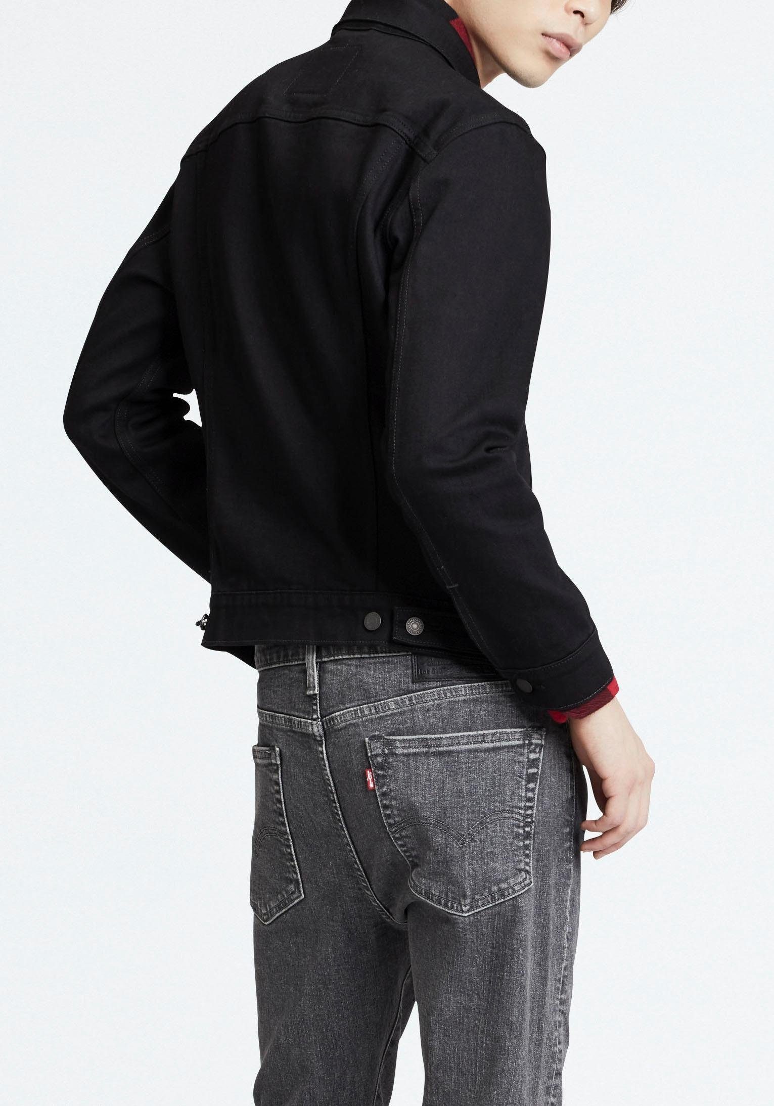 Levis Jeansjacke "VINTAGE FIT TRUCKER JKT" ohne Kapuze mit Knopfleiste günstig online kaufen