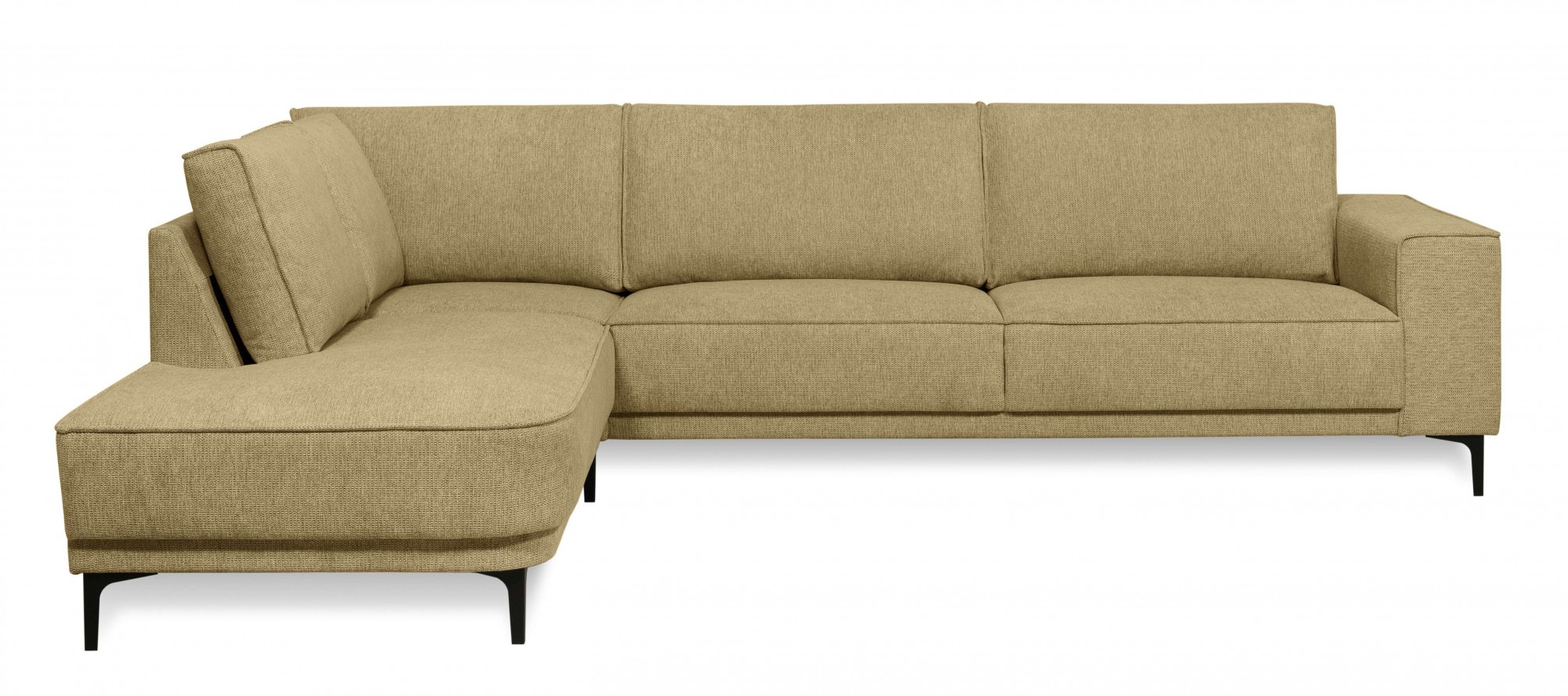 OTTO home Ecksofa »Casina« mit abgerundeter Ottomane, in einem weichen Chenille-Stoff