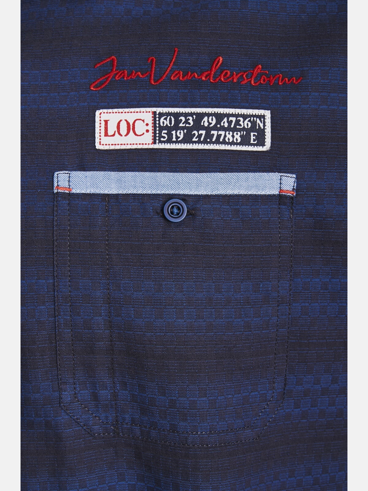 Jan Vanderstorm Kurzarmhemd »Kurzarmhemd LEIKVARD«, (1 tlg.), mit schließbaren Brusttaschen
