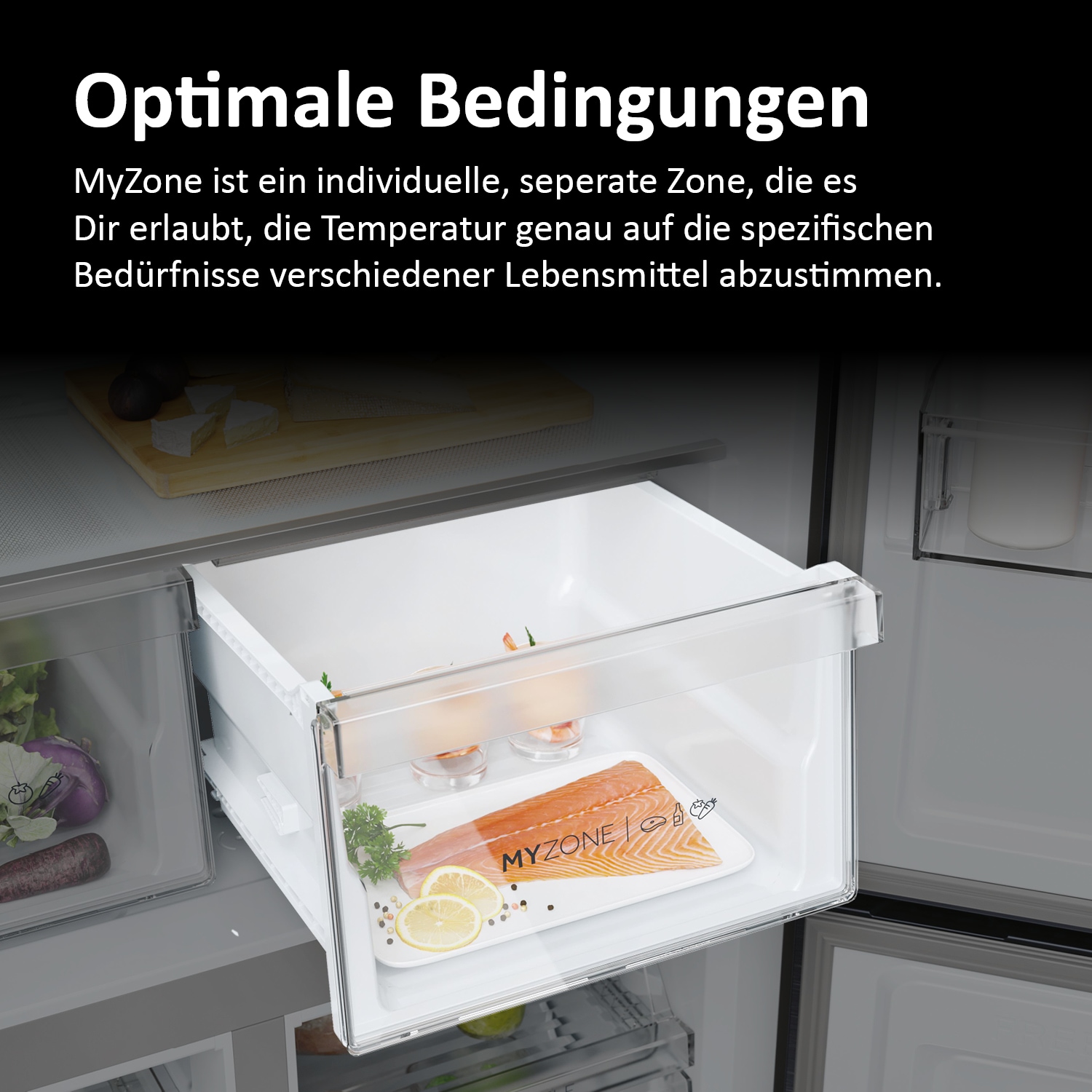 Haier Multi Door CUBE 90 SERIES 5 »HCR5919EHMP«, 190 cm hoch, 91 cm breit, Nutzinhalt: 525 Liter, Wasserdispenser