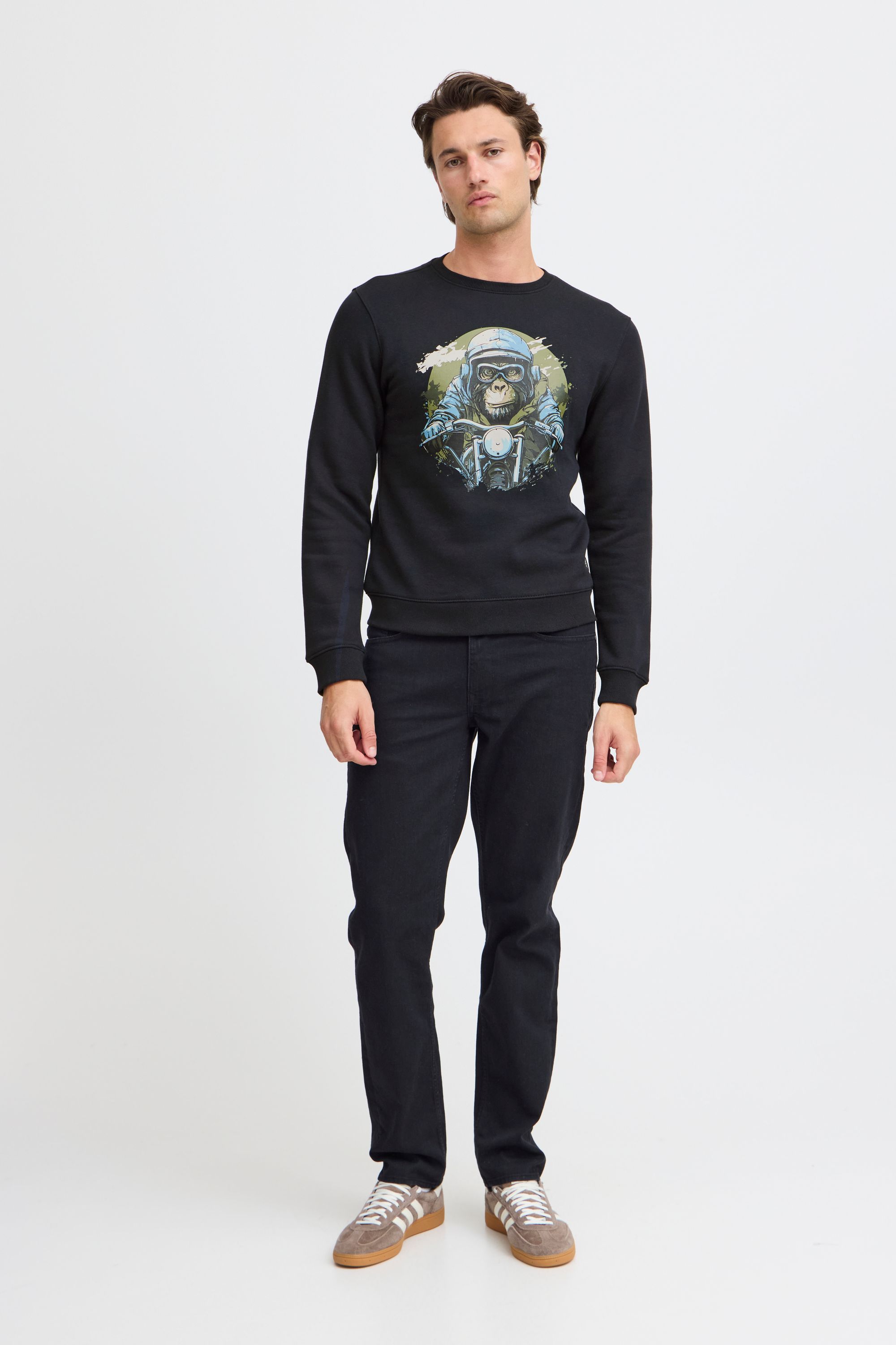 Thumbnail - Blend Rundhalspullover "BHSweatshirt" Lässiger Sweatpullover mit Print