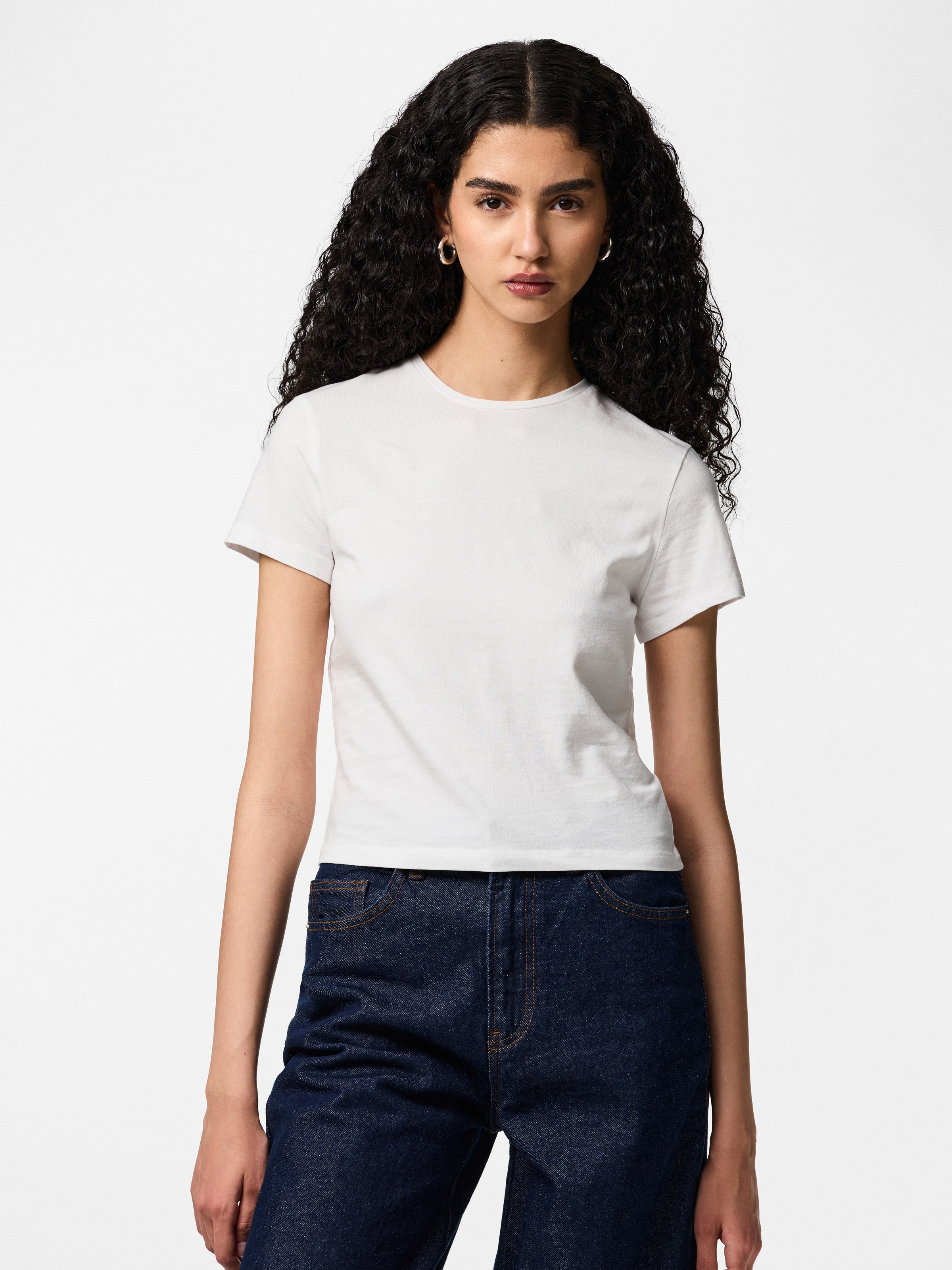 pieces Kurzarmshirt "PCAMELIA BABY TEE 2-PACK JRS NOOS BC" 2er-Pack, mit kl günstig online kaufen