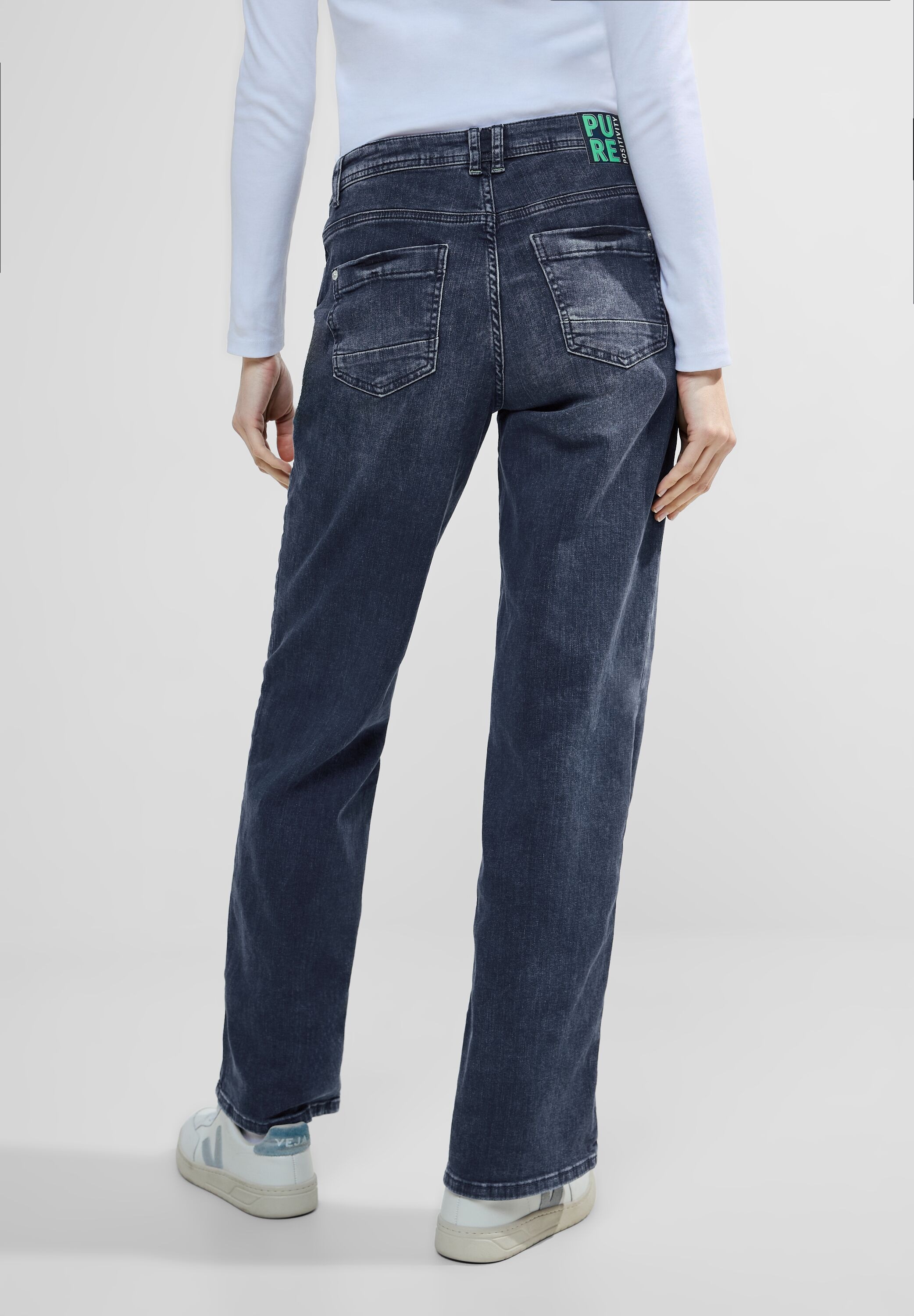 Cecil Loose-fit-Jeans, aus Baumwolle mit Stretchanteil