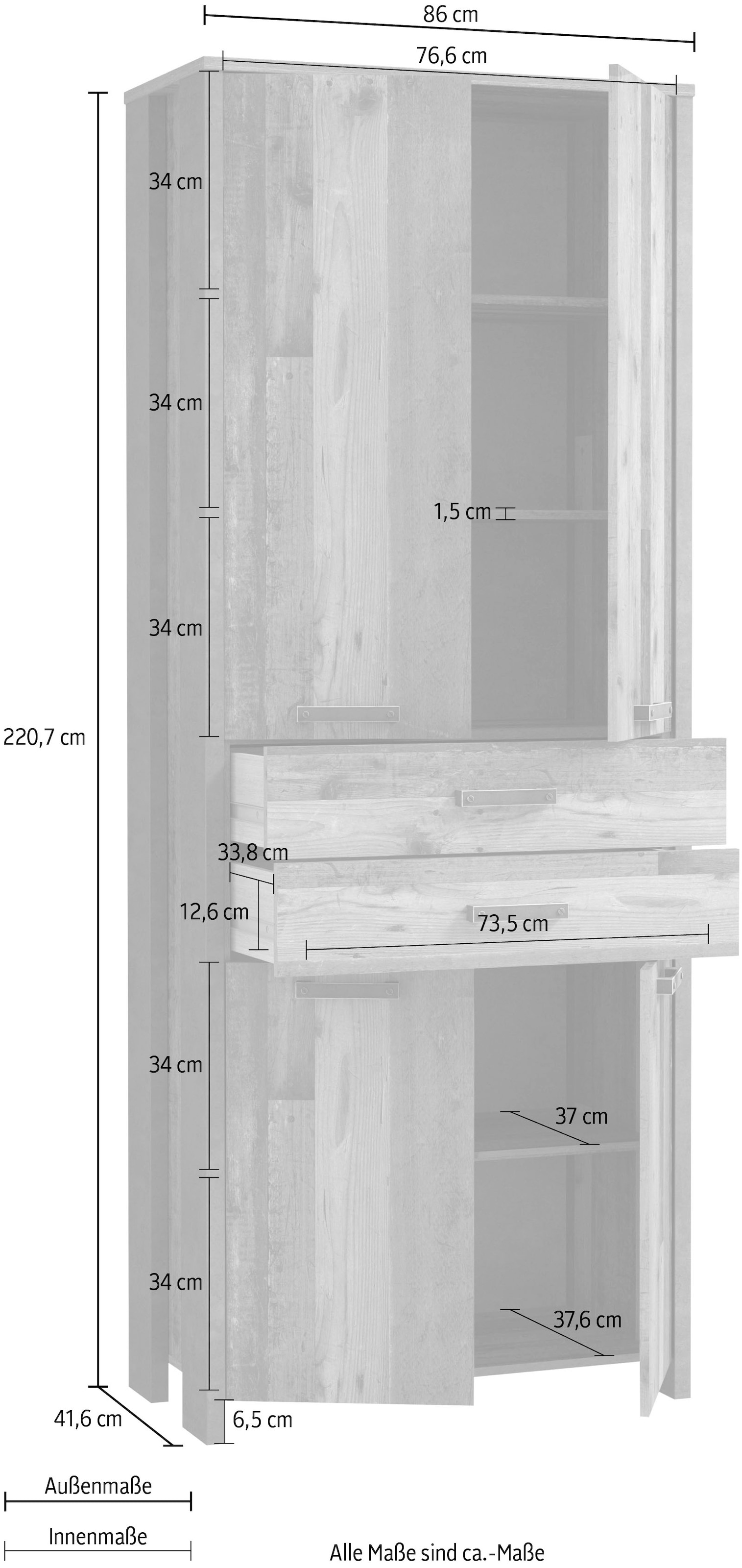 FORTE Aktenschrank »Clif«