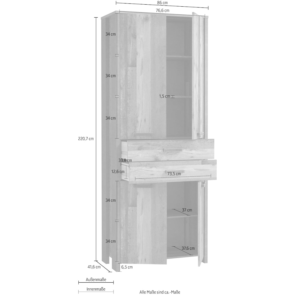 FORTE Aktenschrank »Clif«