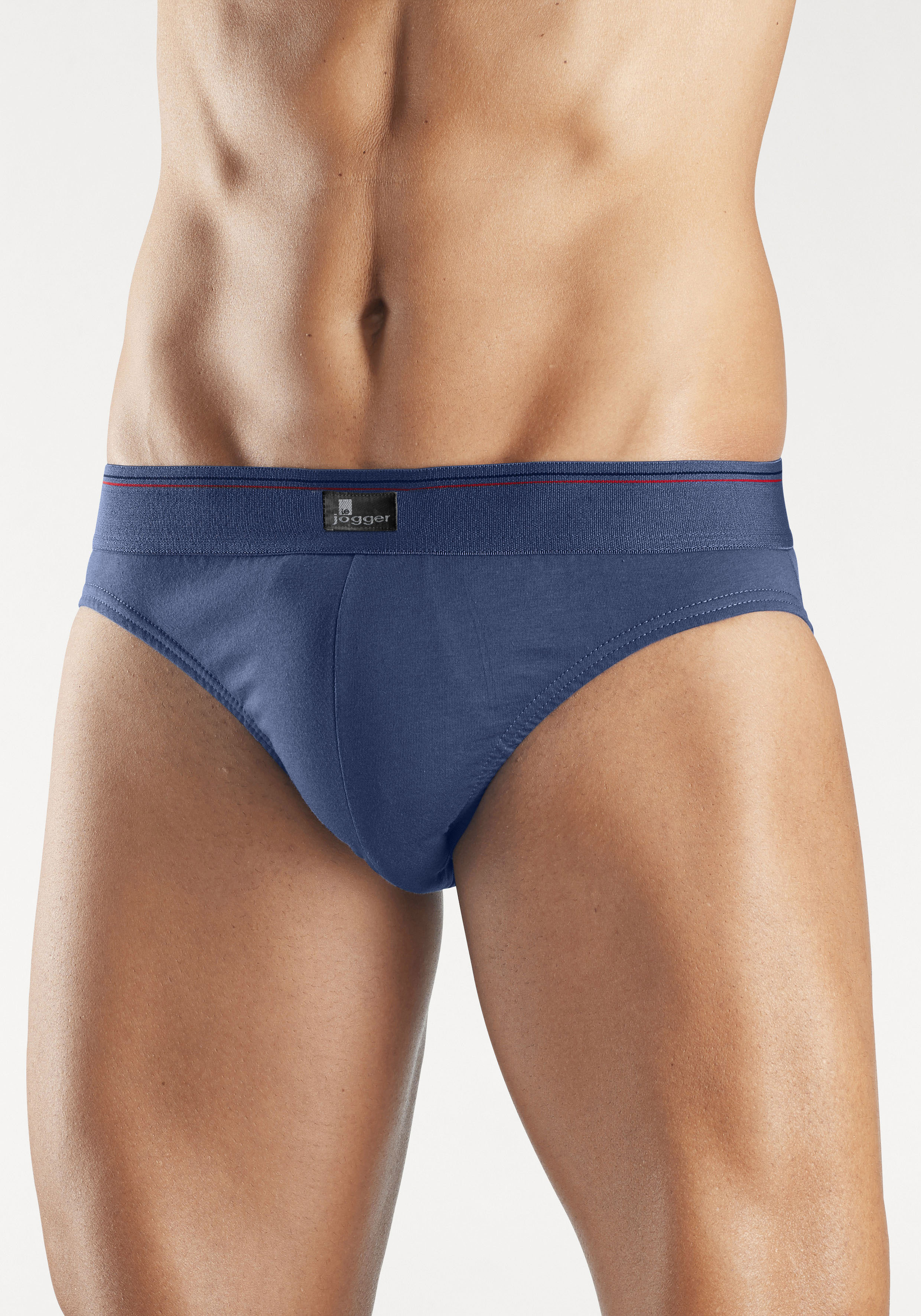 LE JOGGER Herren Slip, Gr. 9, bunt, Jersey, Obermaterial: 100% Baumwolle, unifarben, Unterhosen, nur einfarbig