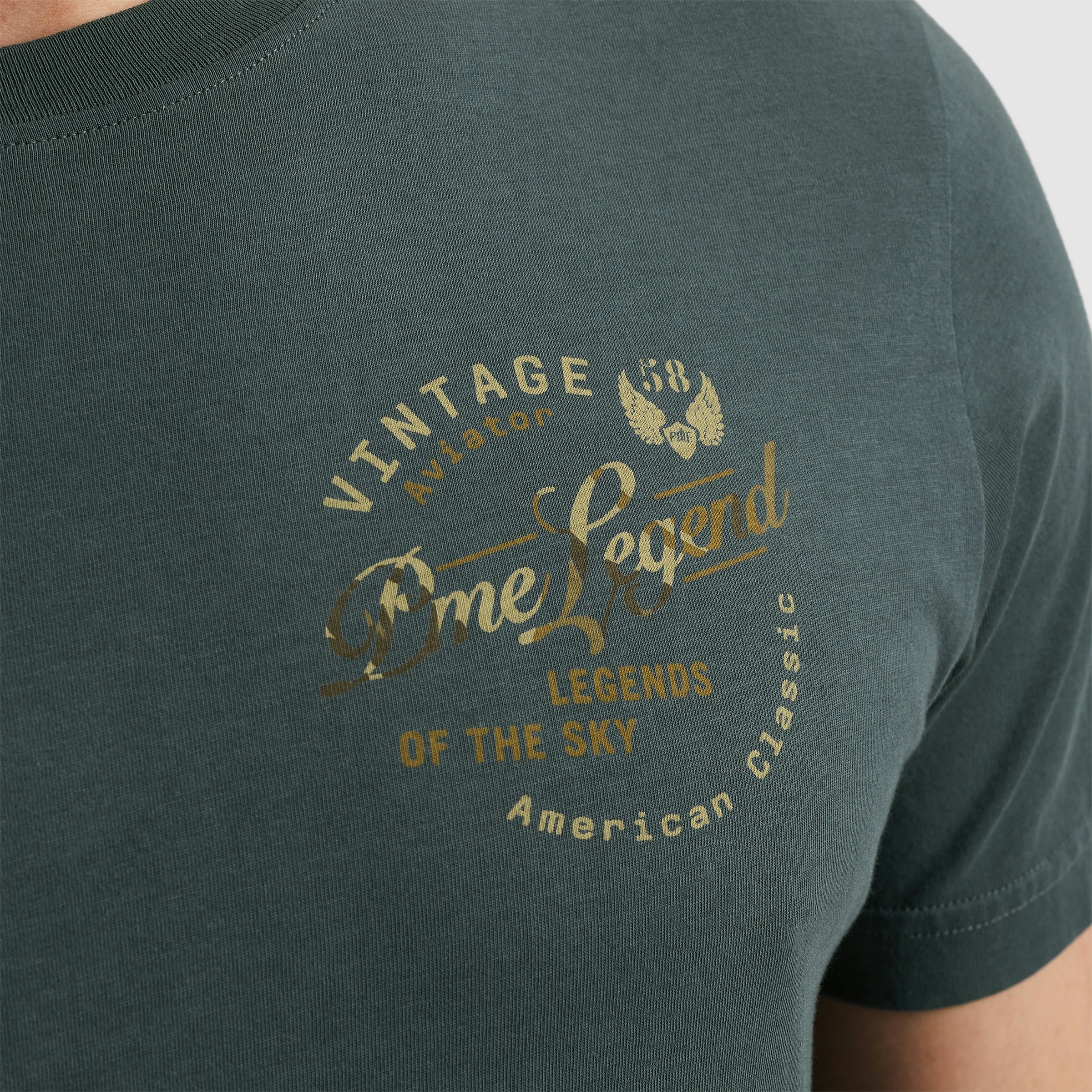 PME LEGEND T-Shirt »Short sleeve r-neck single jersey play«, mit Logo Print