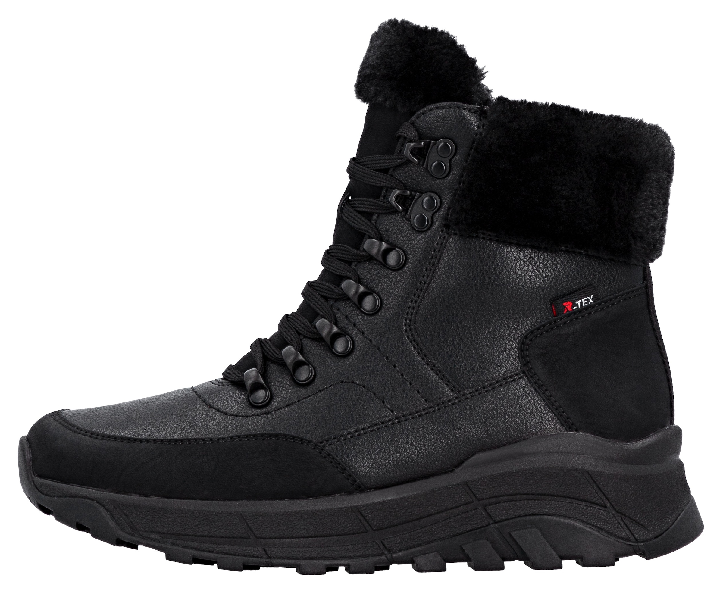 RIEKER Sport Winterboots  Schnürboots, Plateauboots, mit wasserabweisender TEX-Membrane