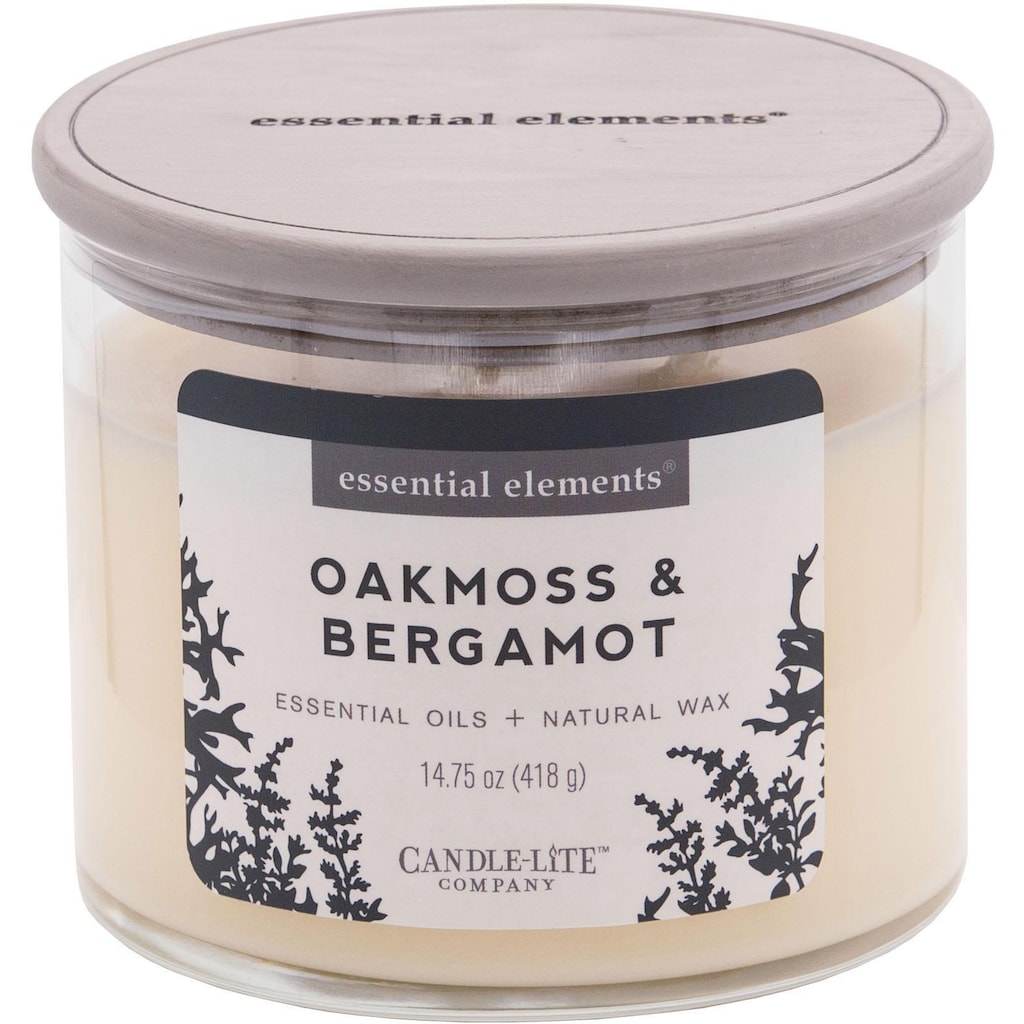Candle-lite™ Duftkerze »Essential Elements - Oakmoss & Bergamot«