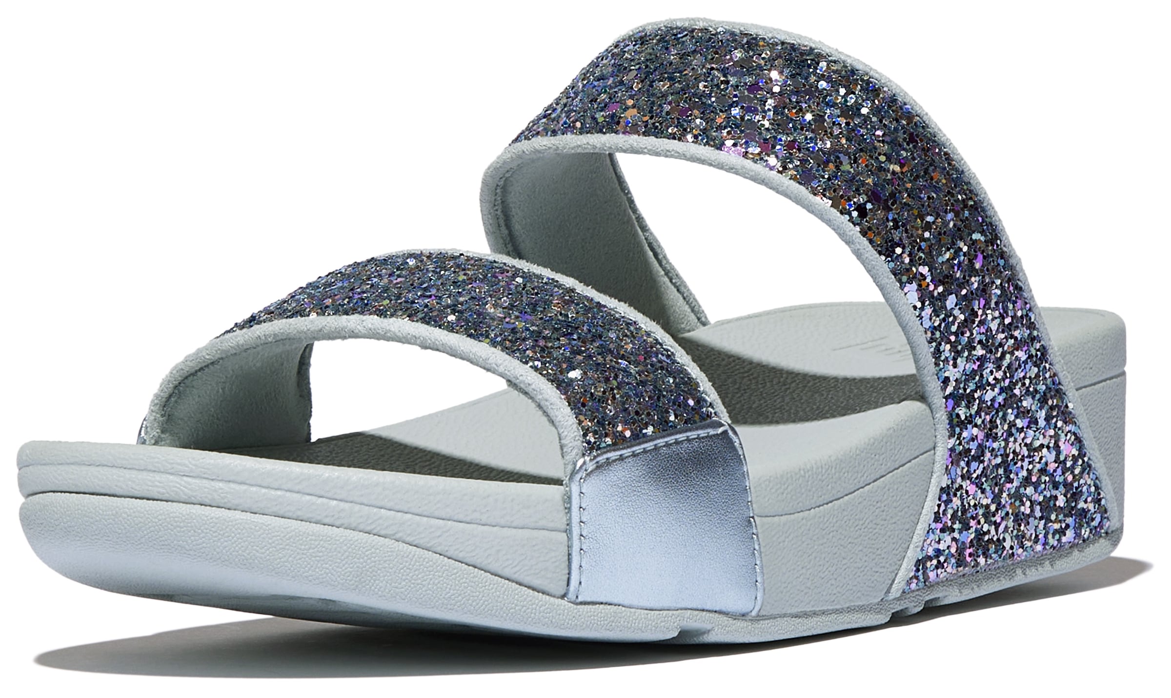 Fitflop Pantolette "LULU", Keilsandale, Sommerschuh mit Glitter günstig online kaufen