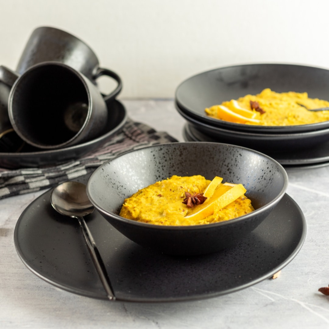 MÄSER Frühstücks-Geschirrset »ESSENTIAL, Frühstücks Set, Steinzeug«, (Set, 18 tlg.), Geschirr-Set, Service