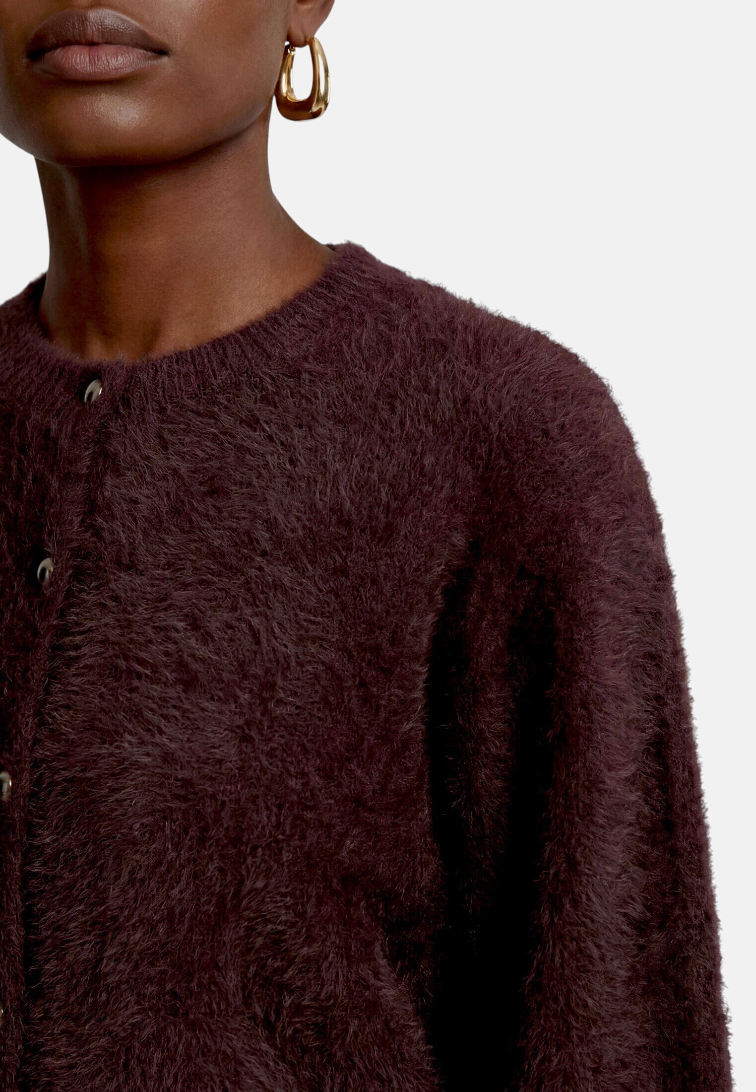 Zero Strickjacke »Damen mit Fledermausärmeln« 1 Plain/ ohne Details