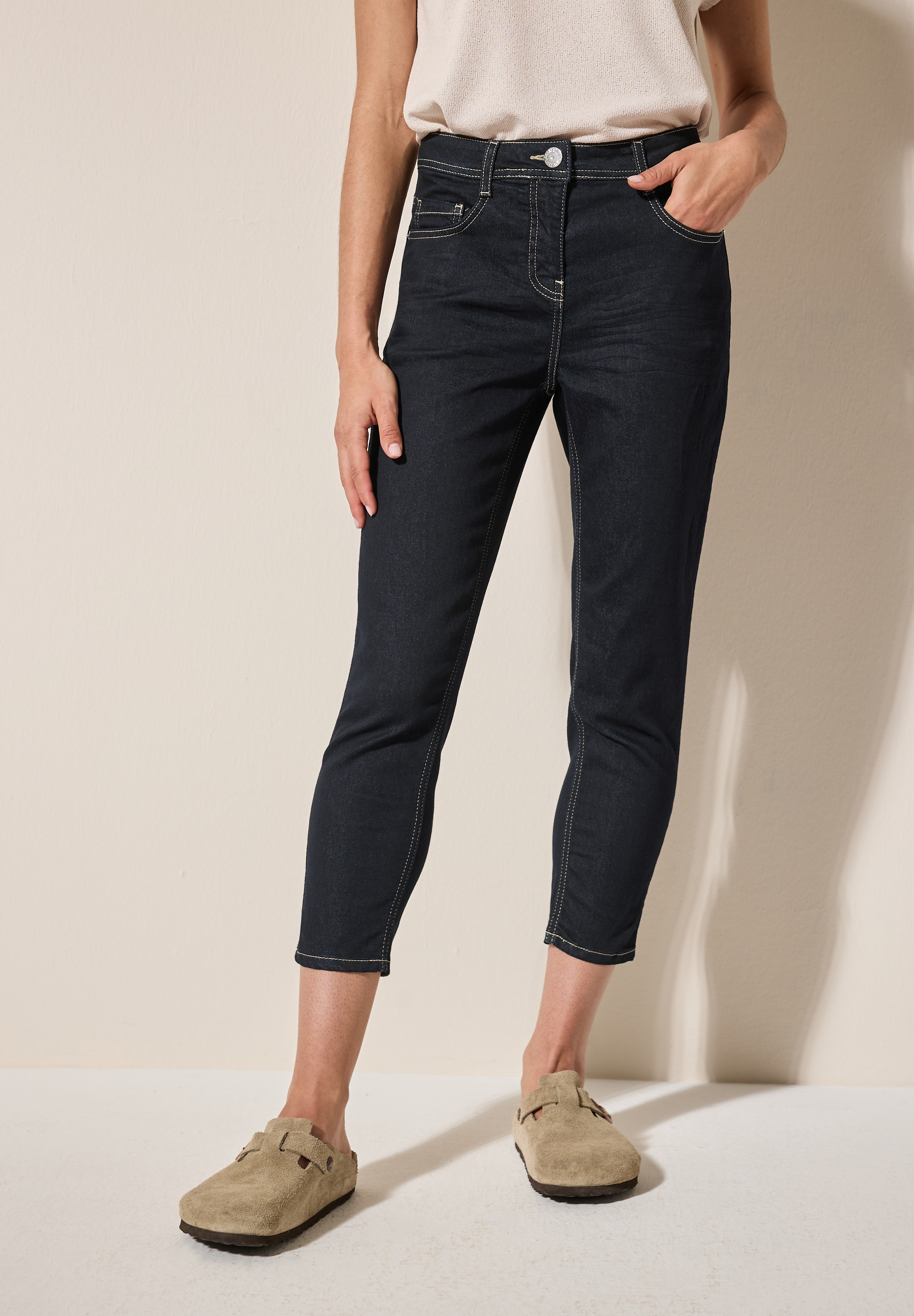 Cecil Slim-fit-Jeans, aus Baumwolle mit Stretchanteil