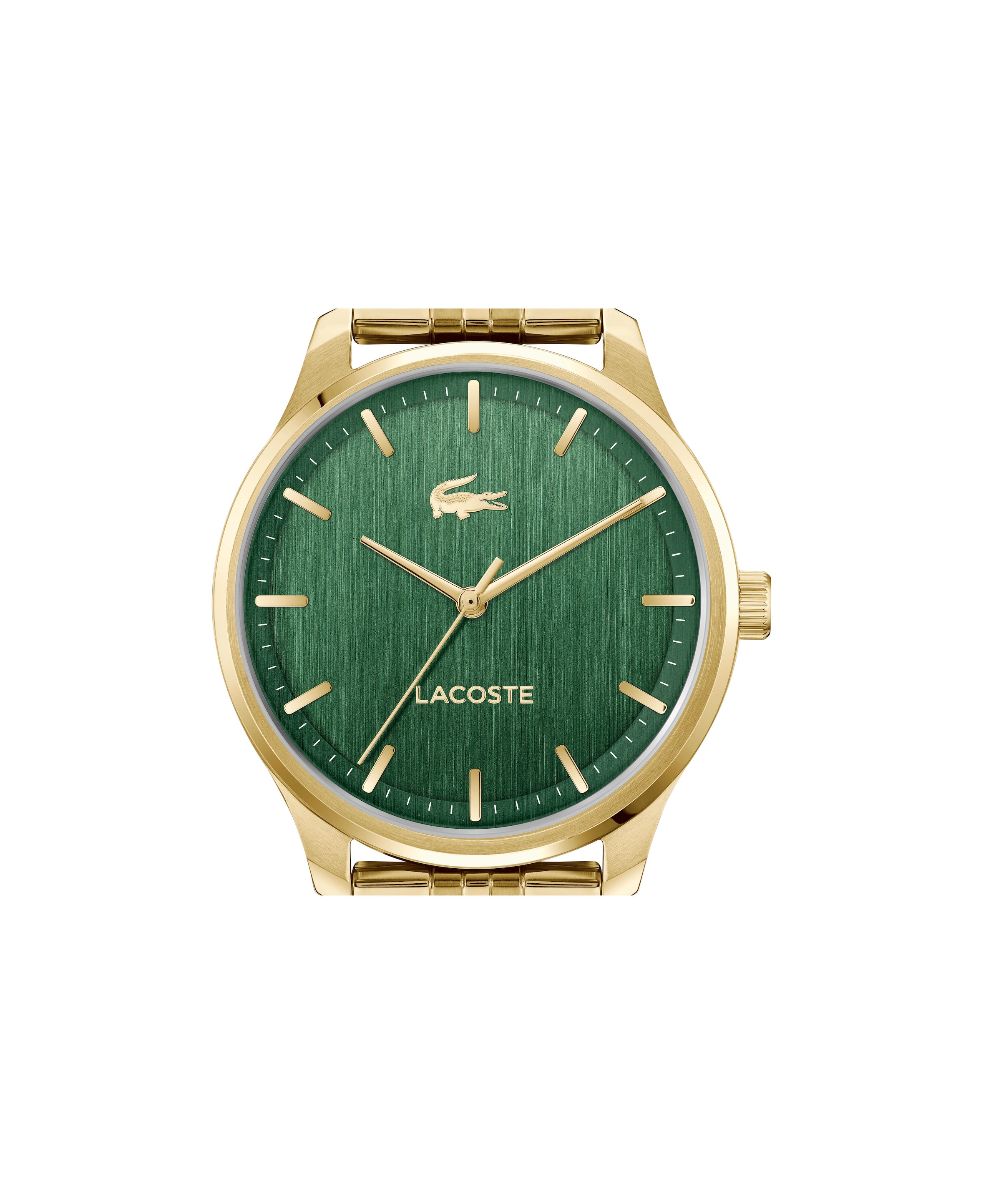 Lacoste Quarzuhr »Lisbon« Armbanduhr, Herrenuhr, Edelstahlarmband, analog