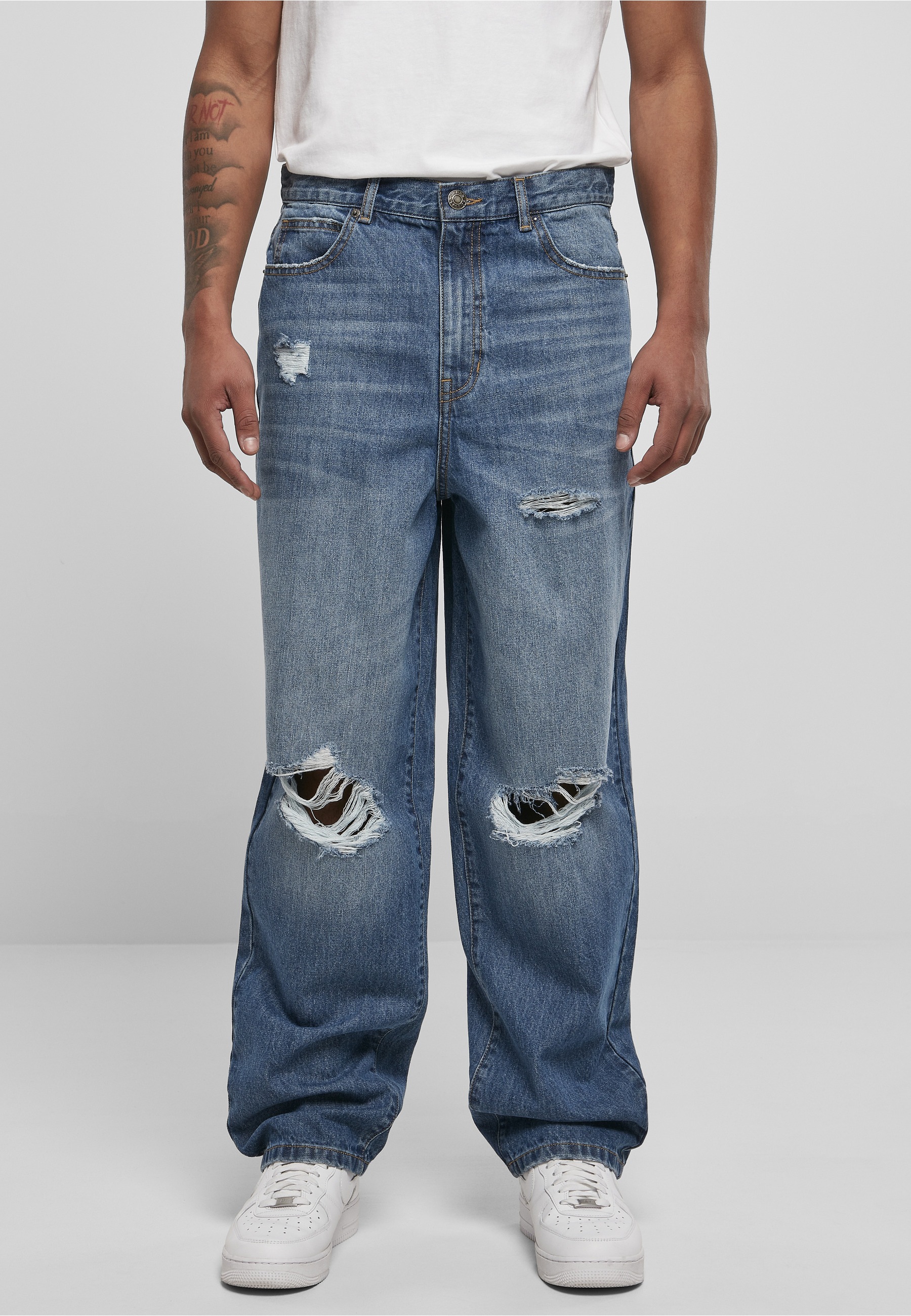 URBAN CLASSICS Bequeme Jeans »Urban Classics Herren Distressed 90‘s Jeans« 1 Stk.