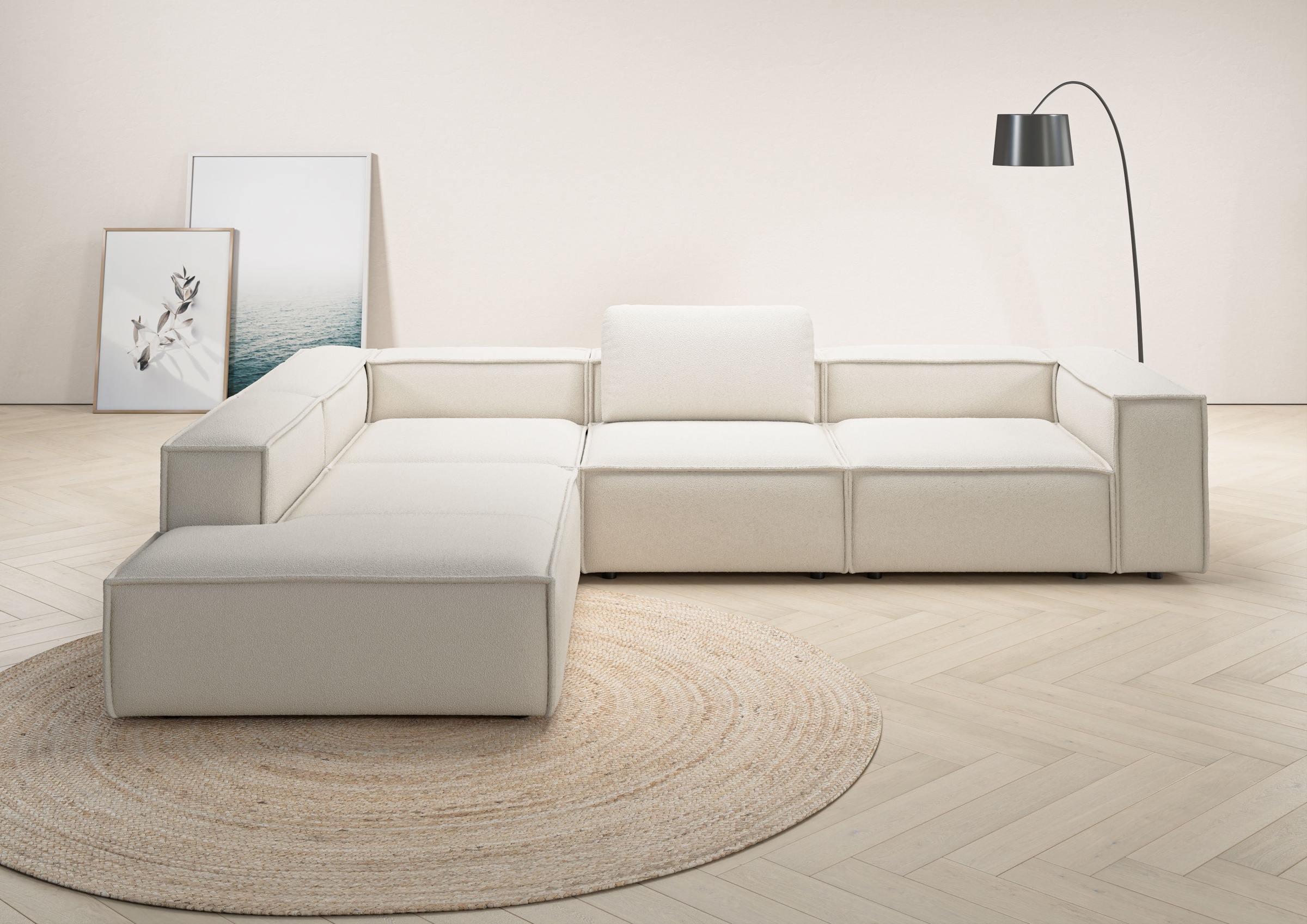 Places of Style Ecksofa "Watertown moderne L-Form", Breite 311 cm günstig online kaufen