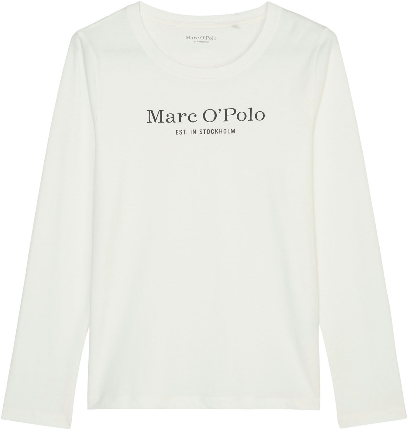 Marc O'Polo Langarmshirt »Mix & Match Cotton«, Rundhalsausschnitt, Single Jersey, Baumwolle, langärmelig, Regular Fit