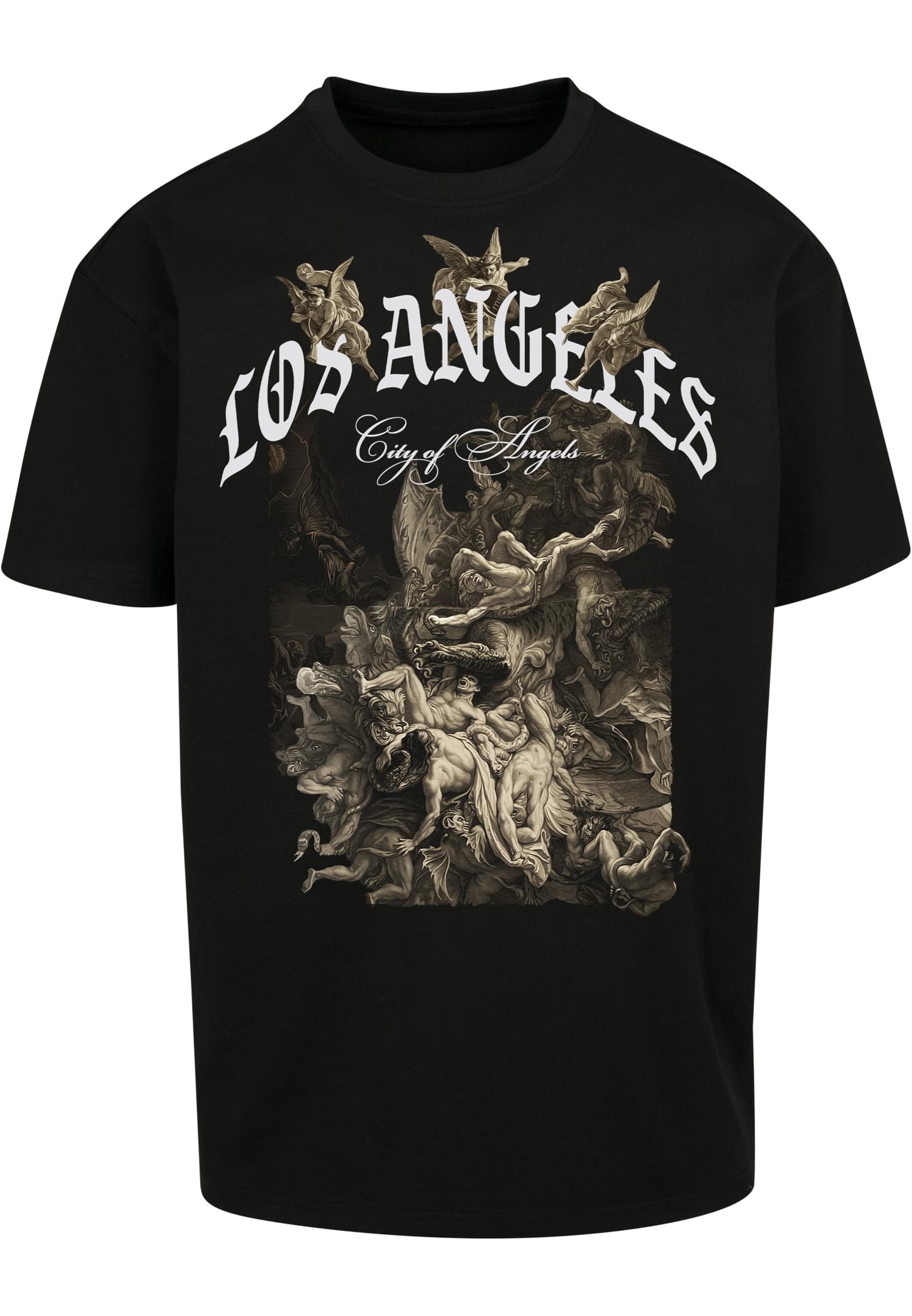 Upscale by Mister Tee Kurzarmshirt "Upscale by Mister Tee Herren City of Angels Oversize Tee" 1 Stk.