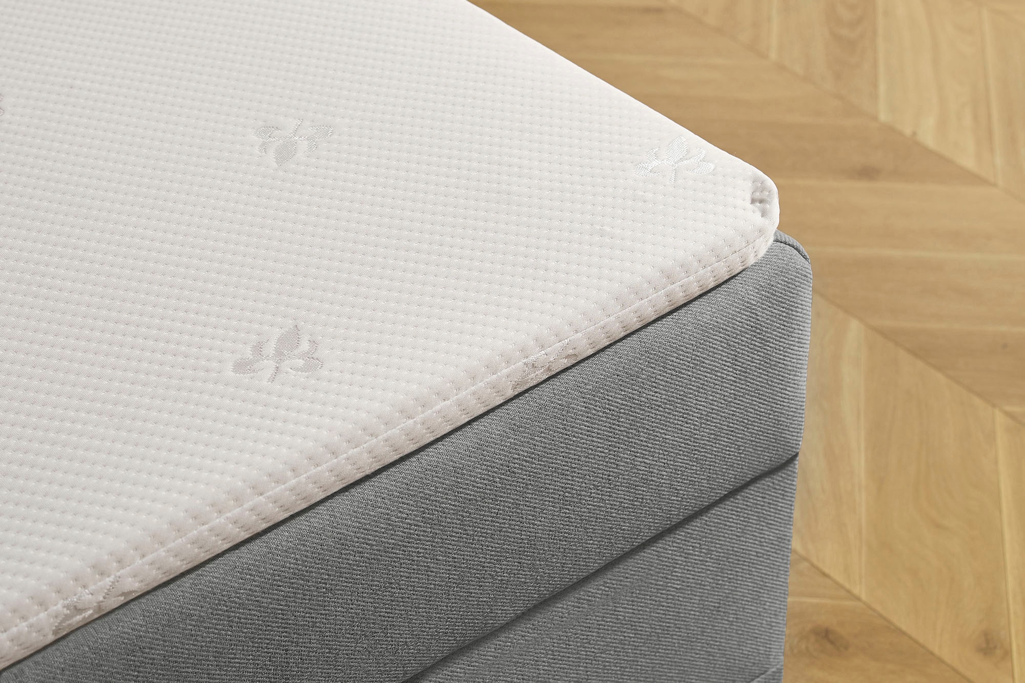 INOSIGN Boxbett »Fillmore inkl. Bettkasten, Liegefläche 180x200 cm, in Boxspring-Optik«, inkl. Topper, erhältlich in verschiedenen Farben