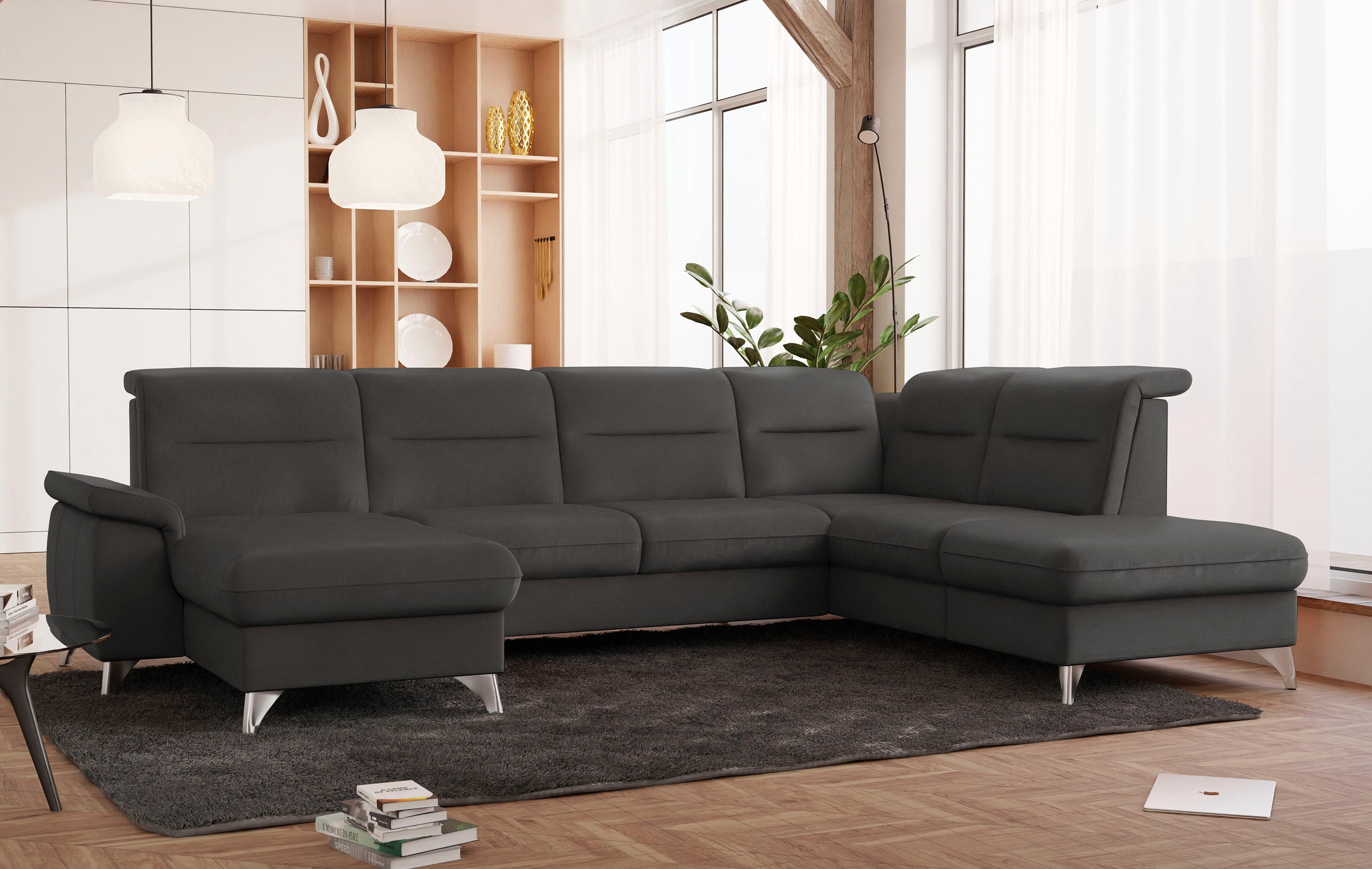 sit&more Wohnlandschaft "Astoria U-Form" wahlweise mit motorischer Relaxfun günstig online kaufen