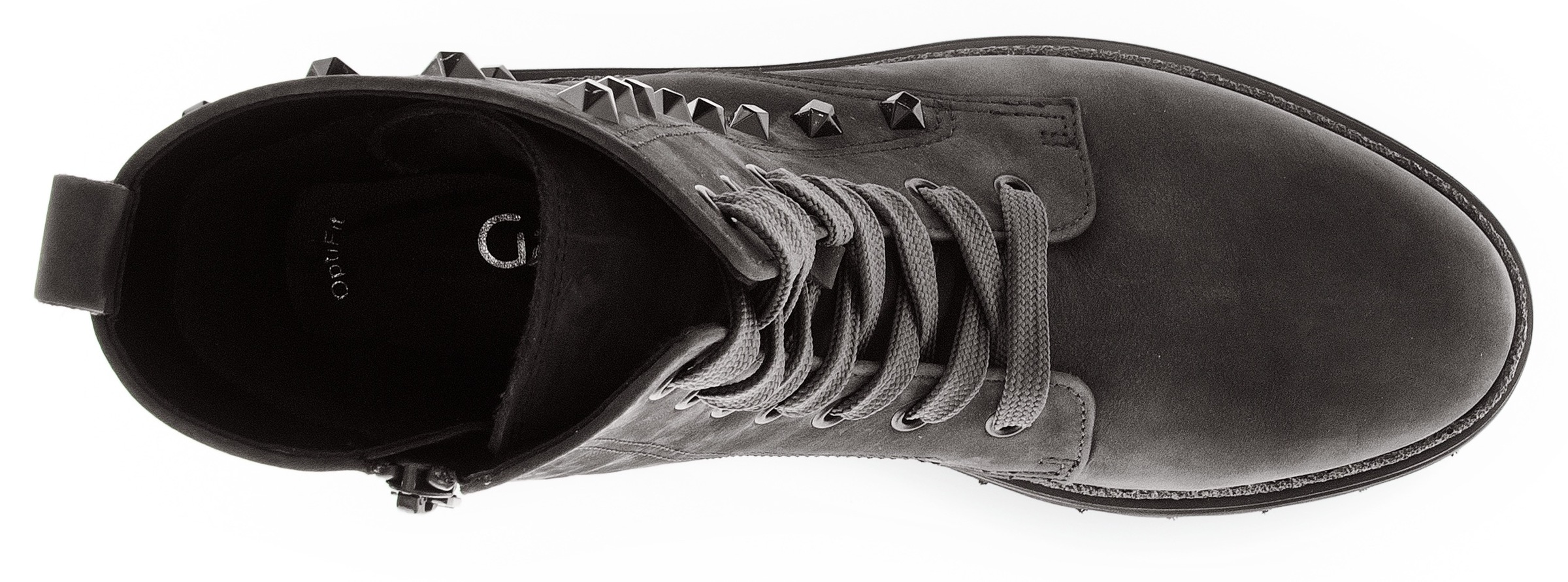 Gabor Schnürboots »Florenz«, Blockabsatz, Schnürstiefelette, Komfortschuh in Weite G (= weit)