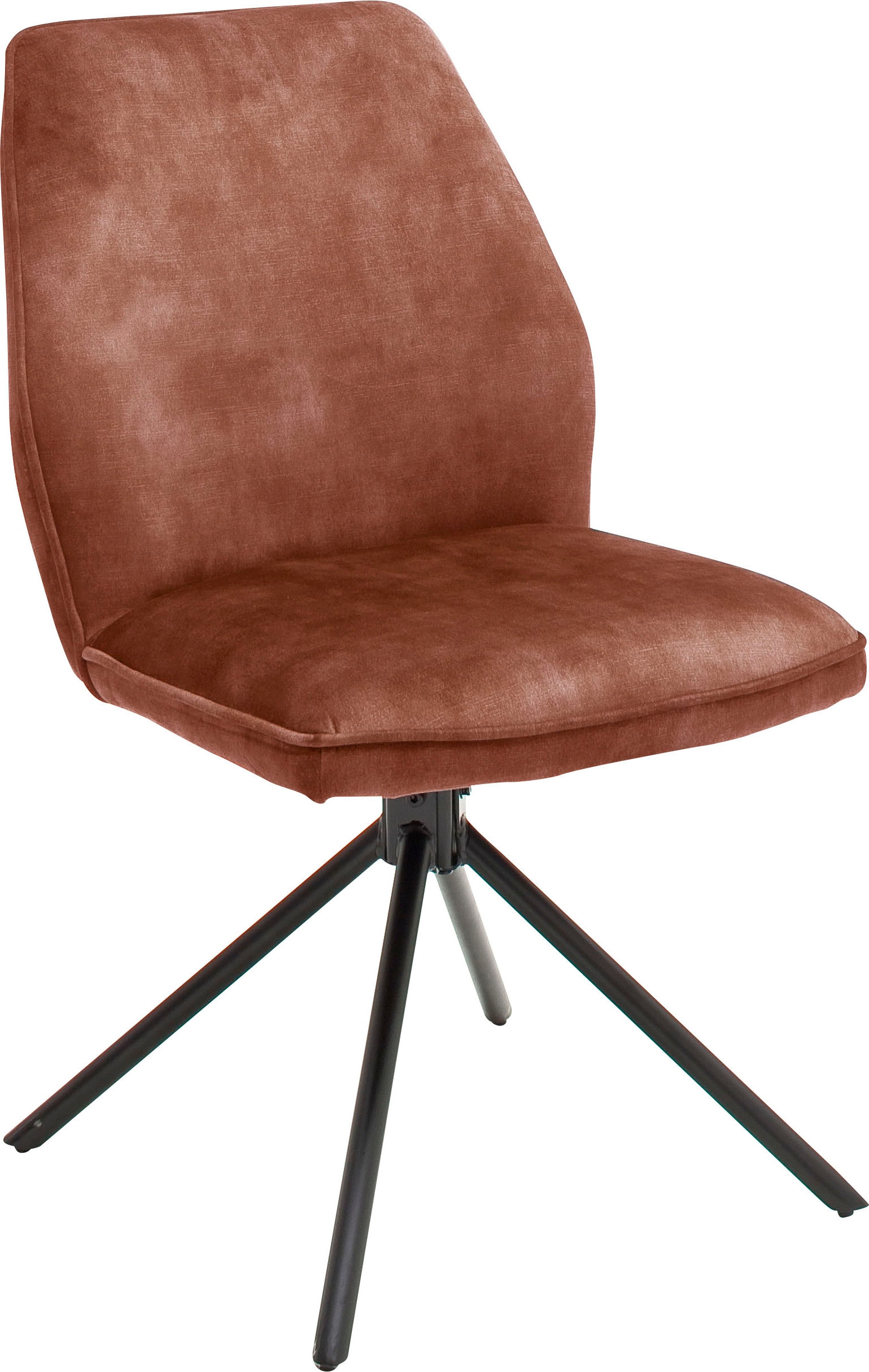 MCA furniture Esszimmerstuhl »Ottawa«, (Set), 2 St., Vintage, Vintage Veloursoptik mit Keder, Stuhl belastbar bis 120 Kg