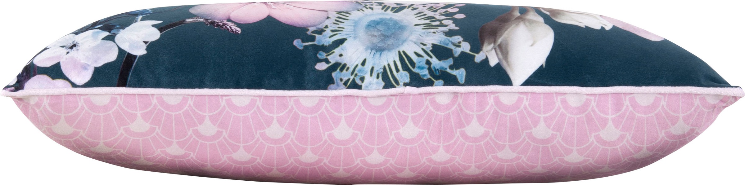 Descanso Dekokissen »Guana«, Mit Füllung, 1 Stück, Mit Biese, 30x60, Wendeoptik, Weich, Blumen