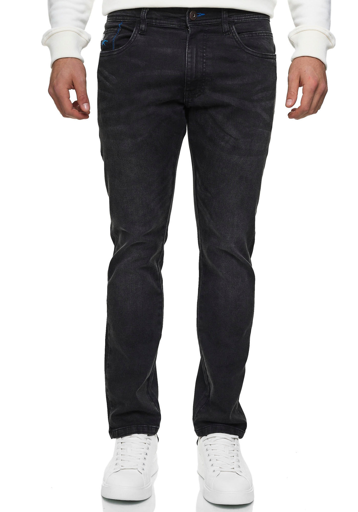 Thumbnail - Indicode Regular-fit-Jeans "INCoil" Baumwollmischung, regular fit