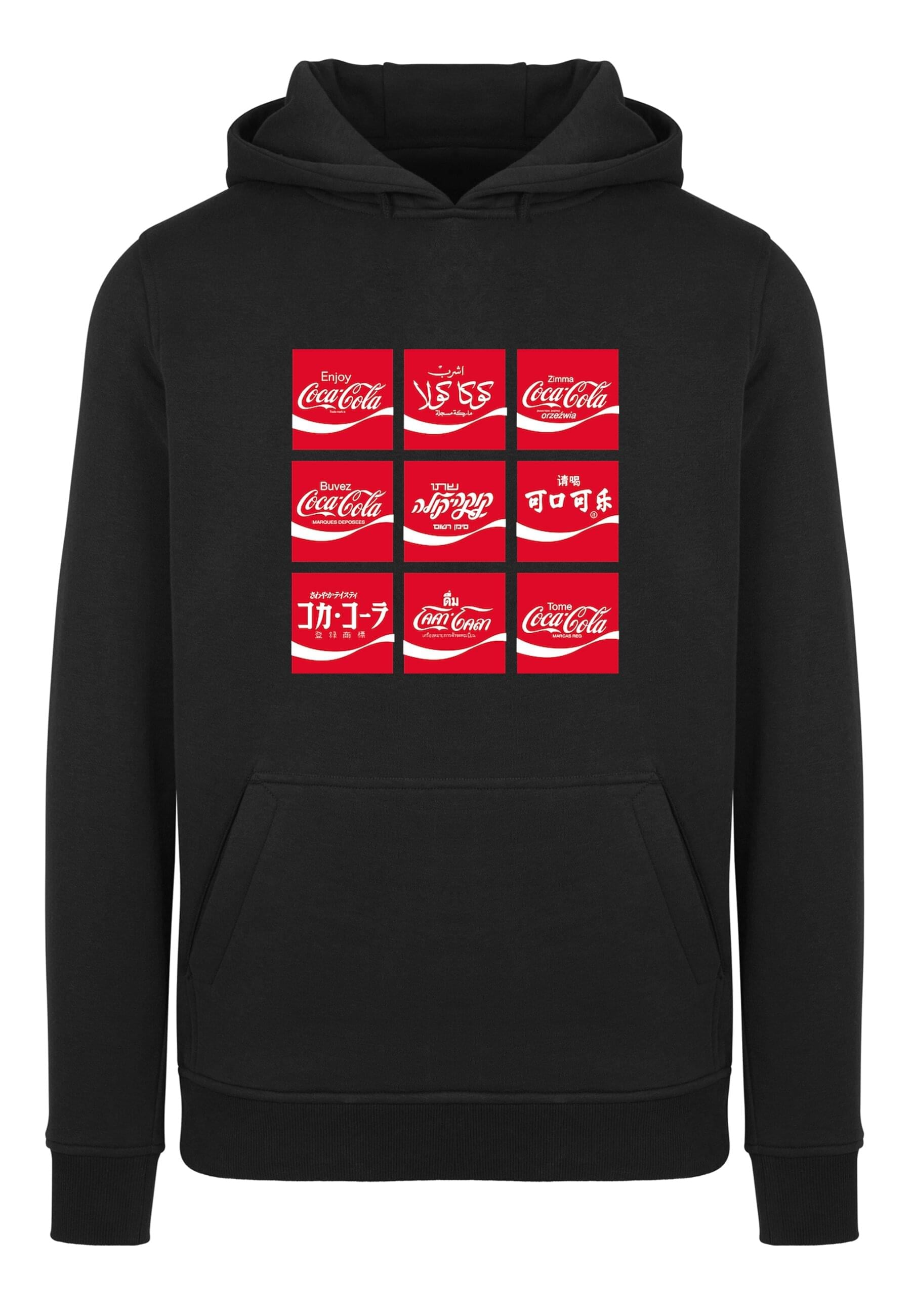 Merchcode Kapuzensweatshirt »Merchcode Herren Coca Cola International Logo Hoody«, (1 tlg.)