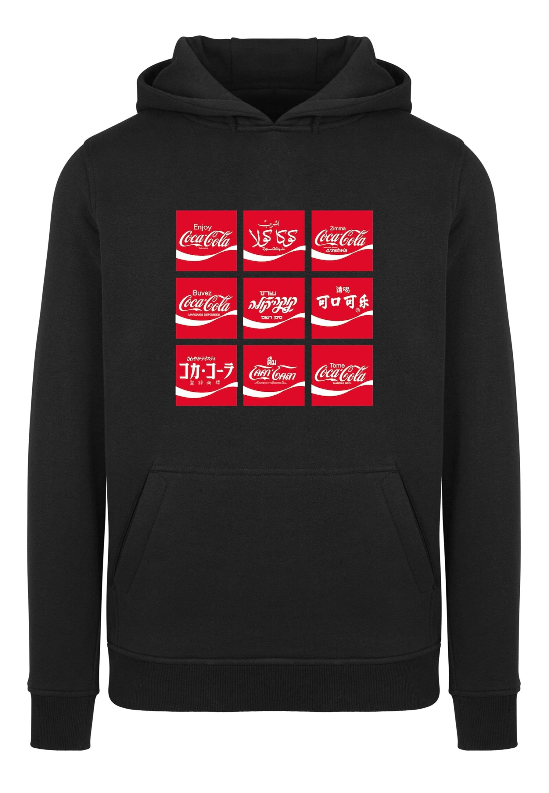 Merchcode Kapuzensweatshirt »Merchcode Herren Coca Cola International Logo Hoody«, (1 tlg.)