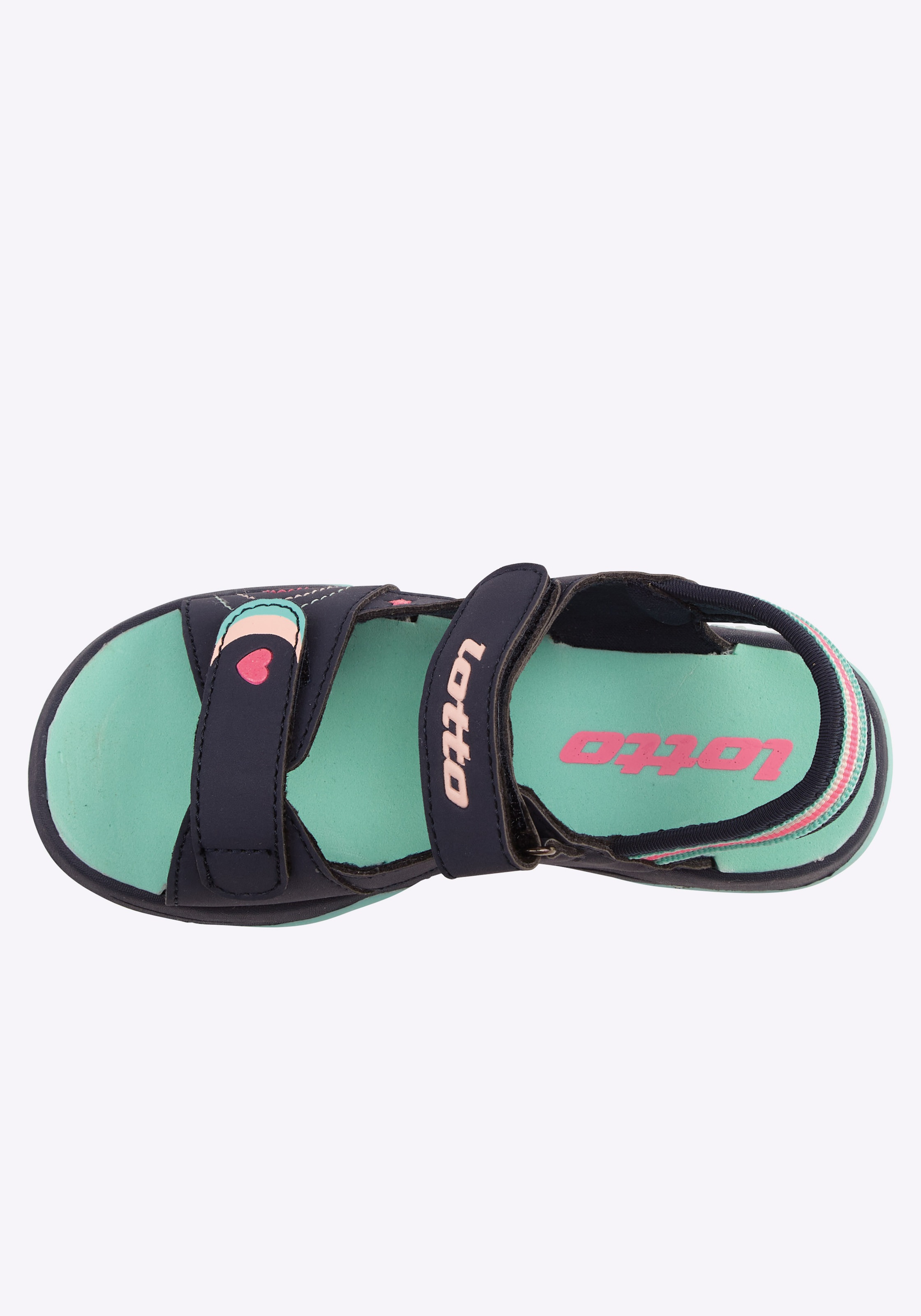 Sandale LOTTO, Mädchen, Gr. 28, blau (navy, aqua), Synthetik, Schuhe Sandale 5