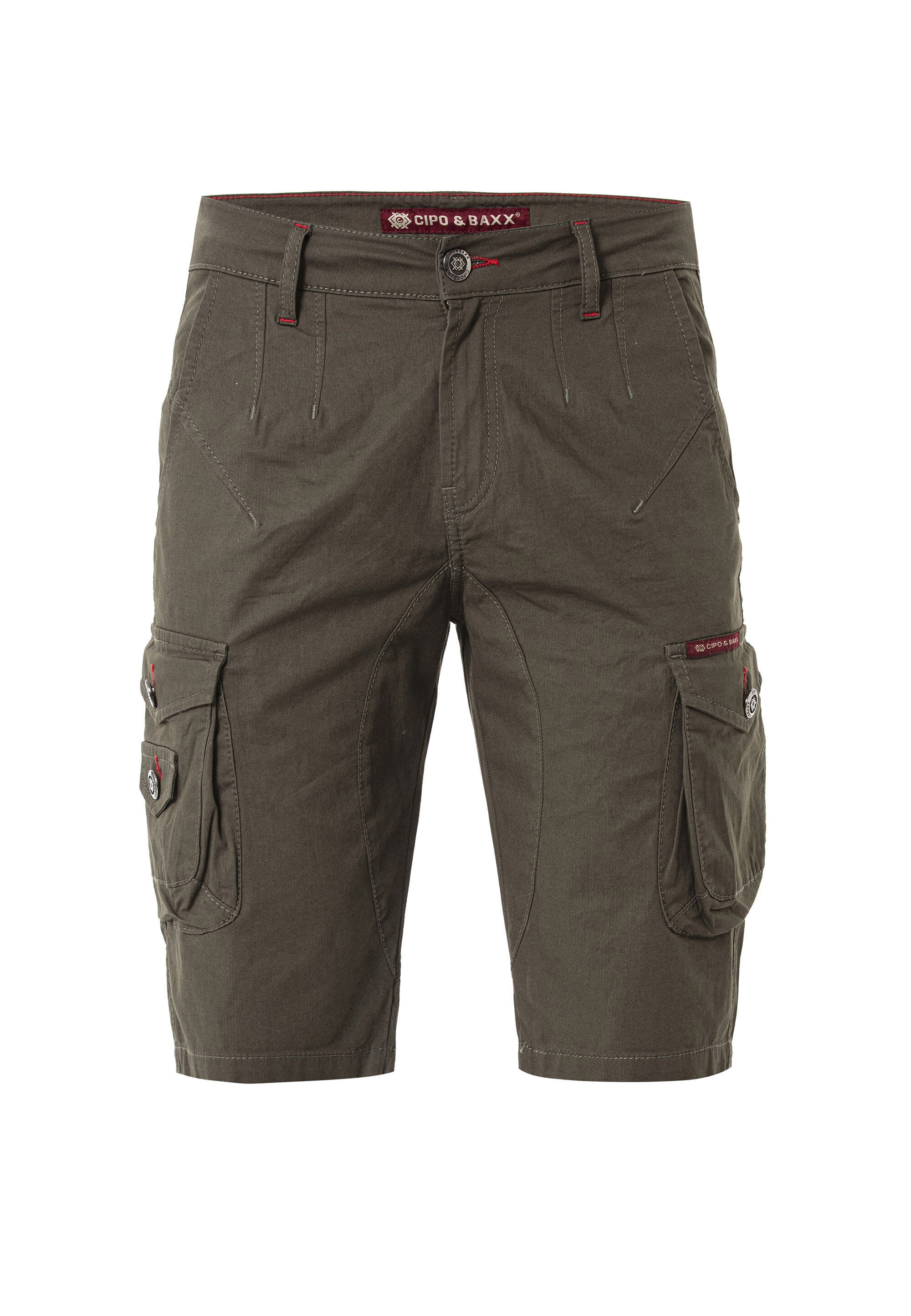 Cipo & Baxx Jeansbermudas »Bermuda & Short«, mit praktischen Beintaschen, CK265