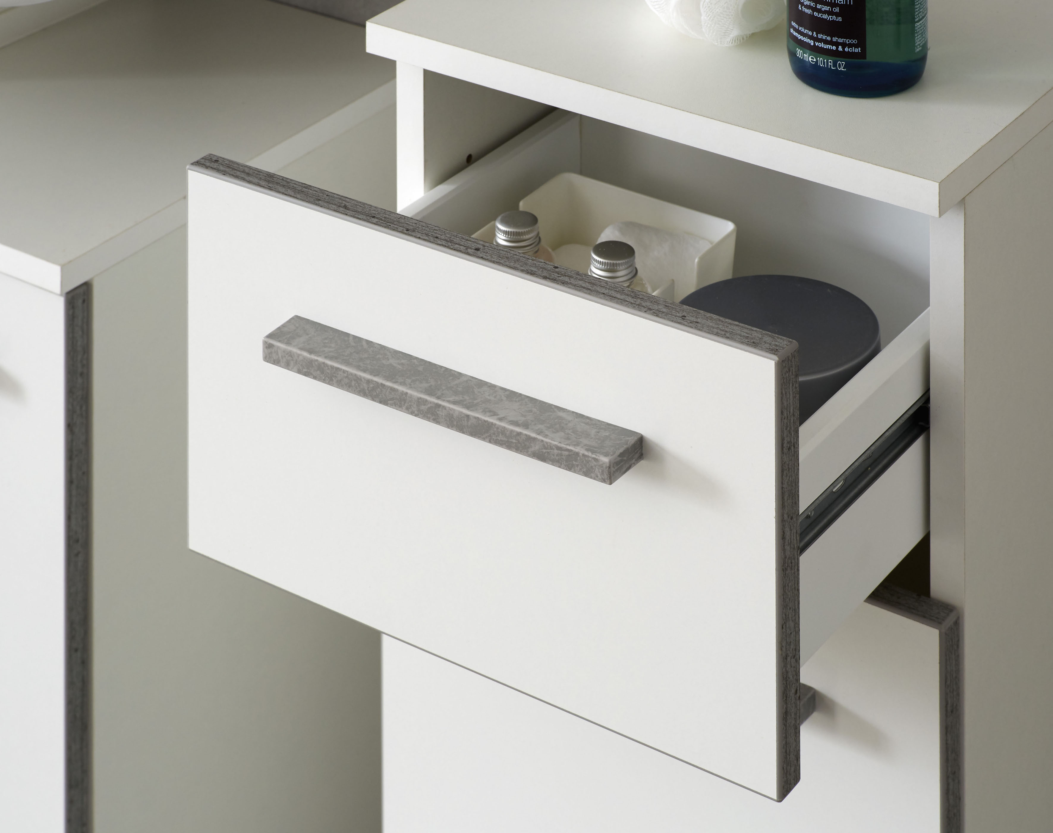 Thumbnail - Saphir Unterschrank "Quickset 953 Badschrank mit 1 Tür und 1 Schublade, 30 cm breit", Badezimmer-Unterschrank inkl. Türd...