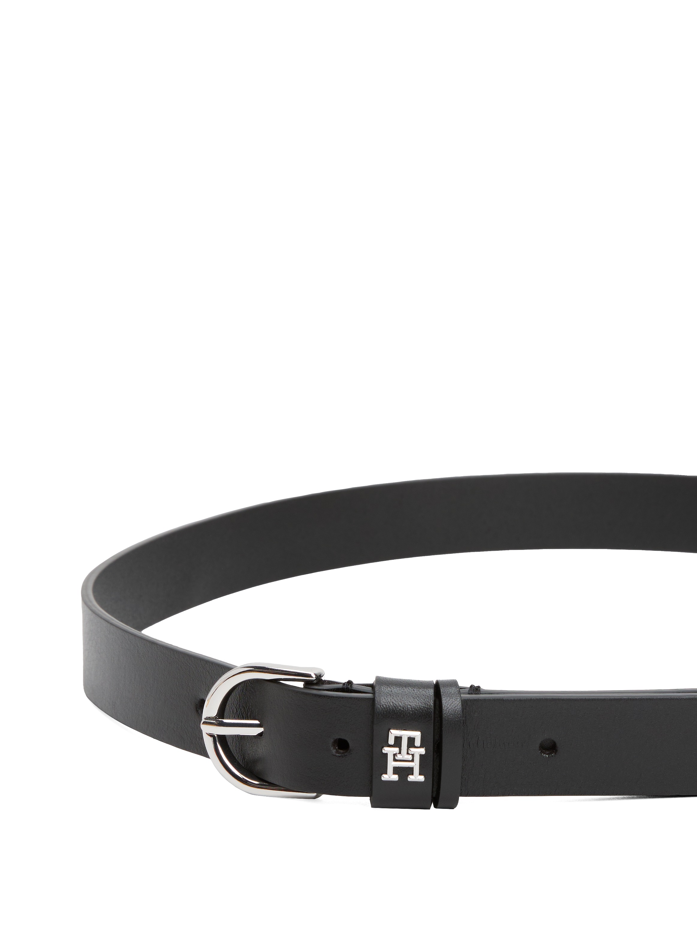Thumbnail - Tommy Hilfiger Ledergürtel "ESSENTIAL EFFORTLESS 2.5 SV", Einfachdornschließe, Metallemblem