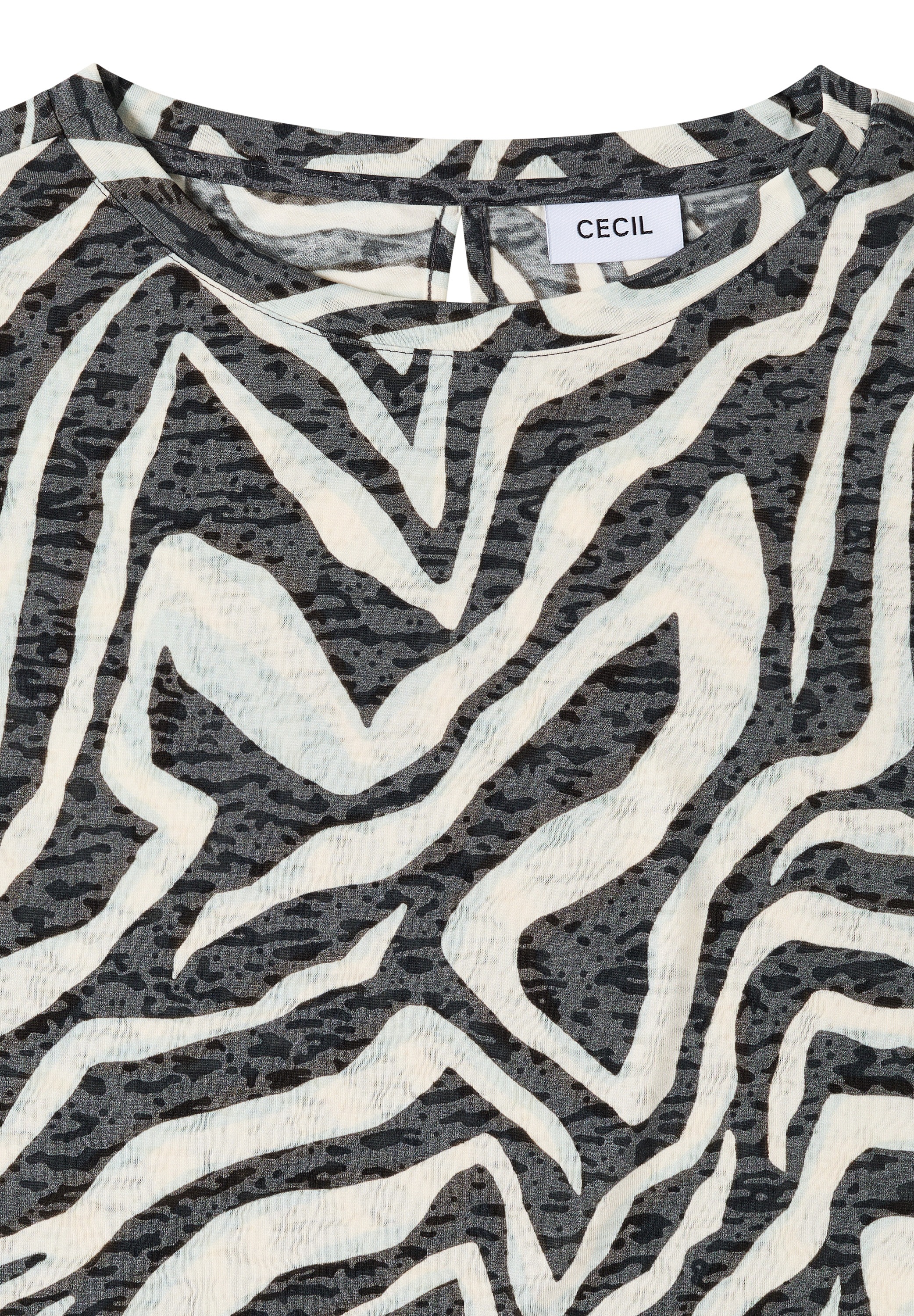 Cecil T-Shirt mit Zebra-Print