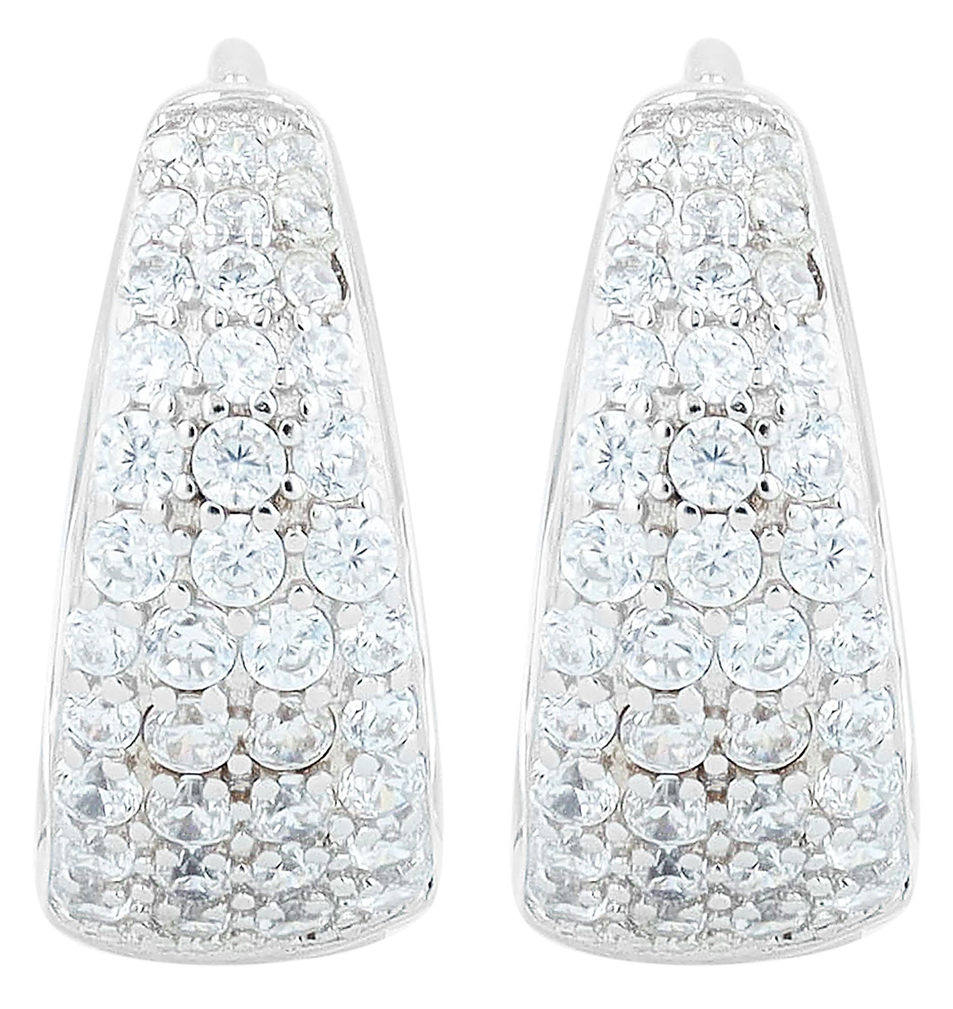 Adelia´s Paar Ohrhänger "Damen Ohrringe aus 925 Silber mit Zirkonia" Ideal günstig online kaufen