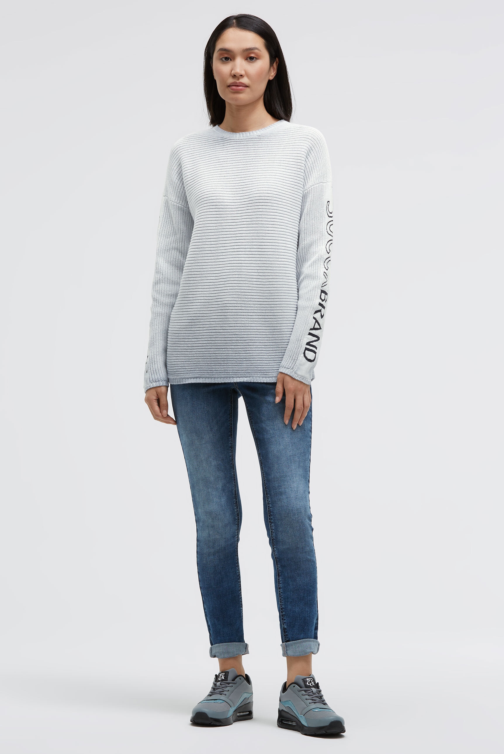 SOCCX Rundhalspullover aus Baumwolle