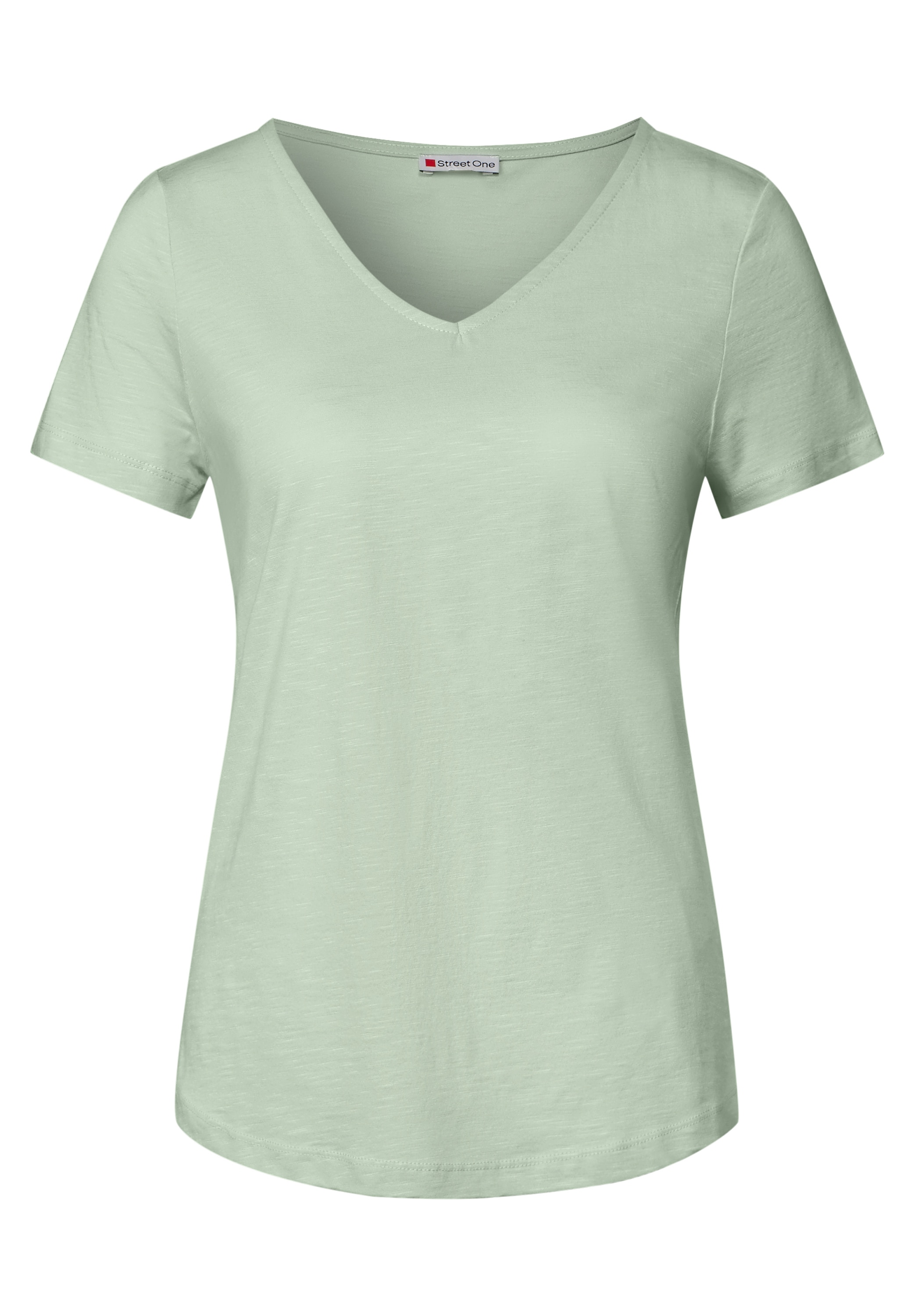 STREET ONE T-Shirt, mit V-Ausschnitt
