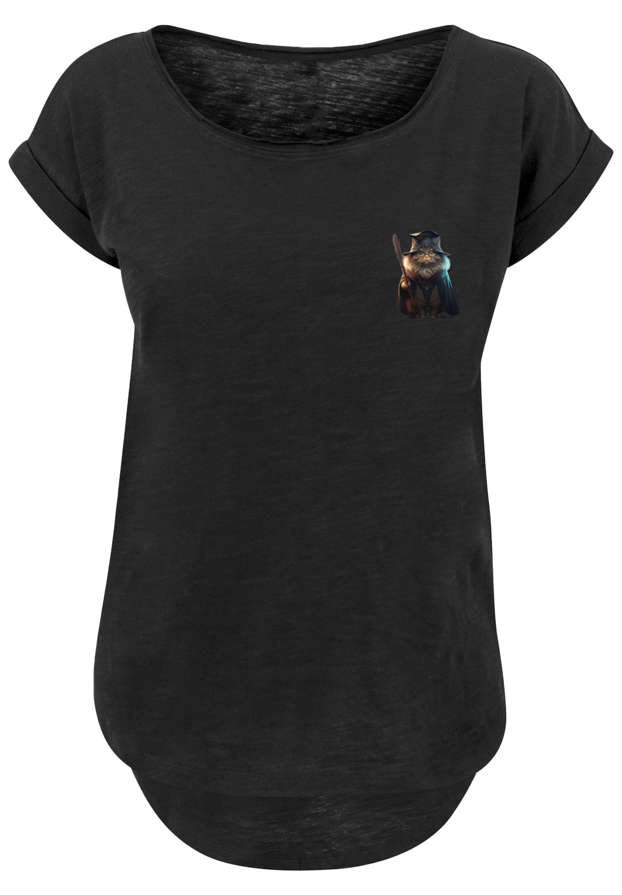 F4NT4STIC T-Shirt BAUR »Wizard für Keine | Cat TEE«, Angabe LONG bestellen