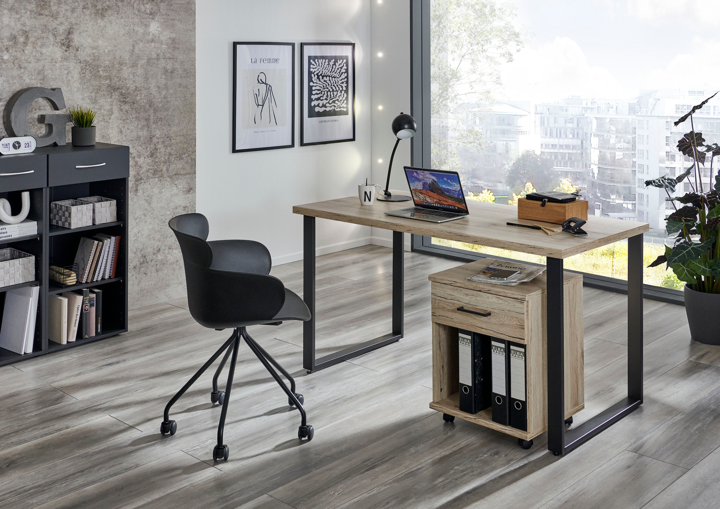 Wimex Schreibtisch »Home Desk«, Mit Metallkufen, in 3 Breiten