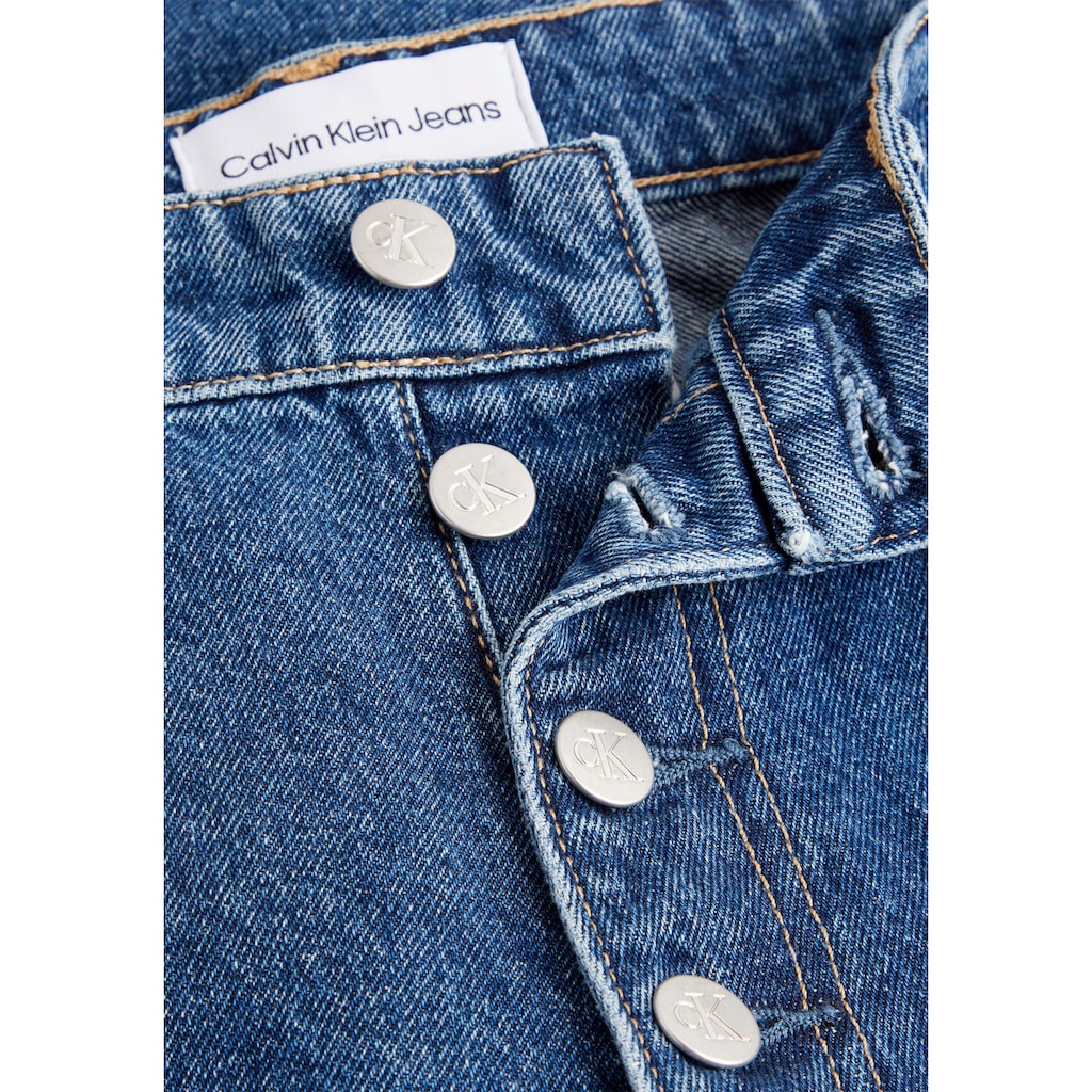 Calvin Klein Jeans Mom-Jeans, mit 4-Knopf-Form-Verschluss