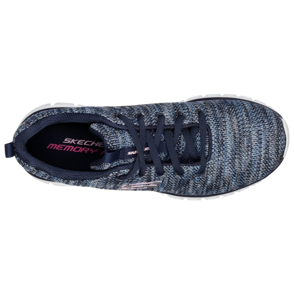 Skechers Sneaker »Graceful - Twisted Fortune«, mit Memory Foam, Freizeitschuh, Halbschuh, Schnürschuh