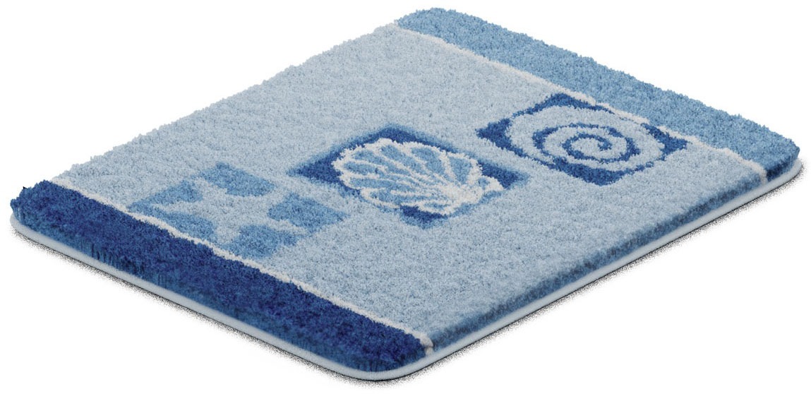 Linea Due Badematte "Aquatica" Höhe 18 mm rutschhemmend beschichtet fußbodenheizungsgeeignet
