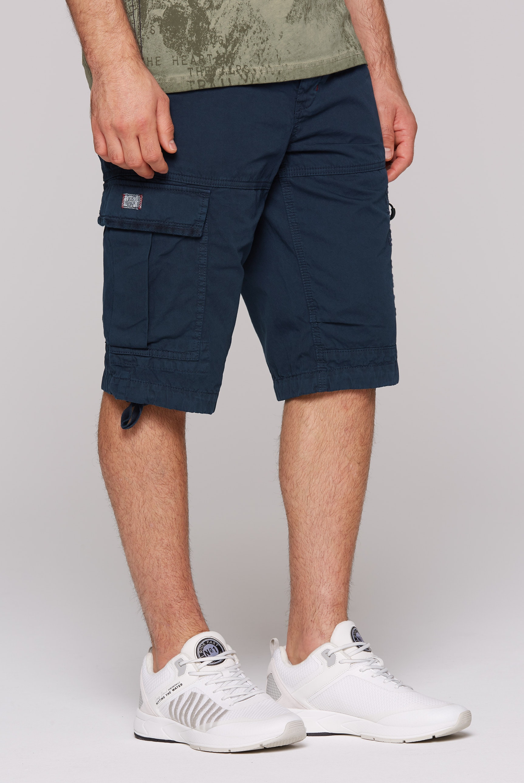 CAMP DAVID Cargoshorts, mit Bindeband am Saum günstig online kaufen