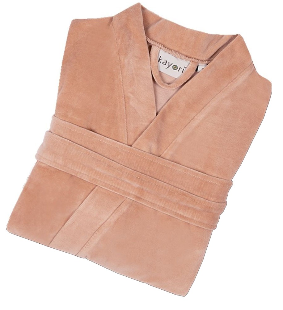 kayori Unisex-Bademantel »Mori«, samtig weich