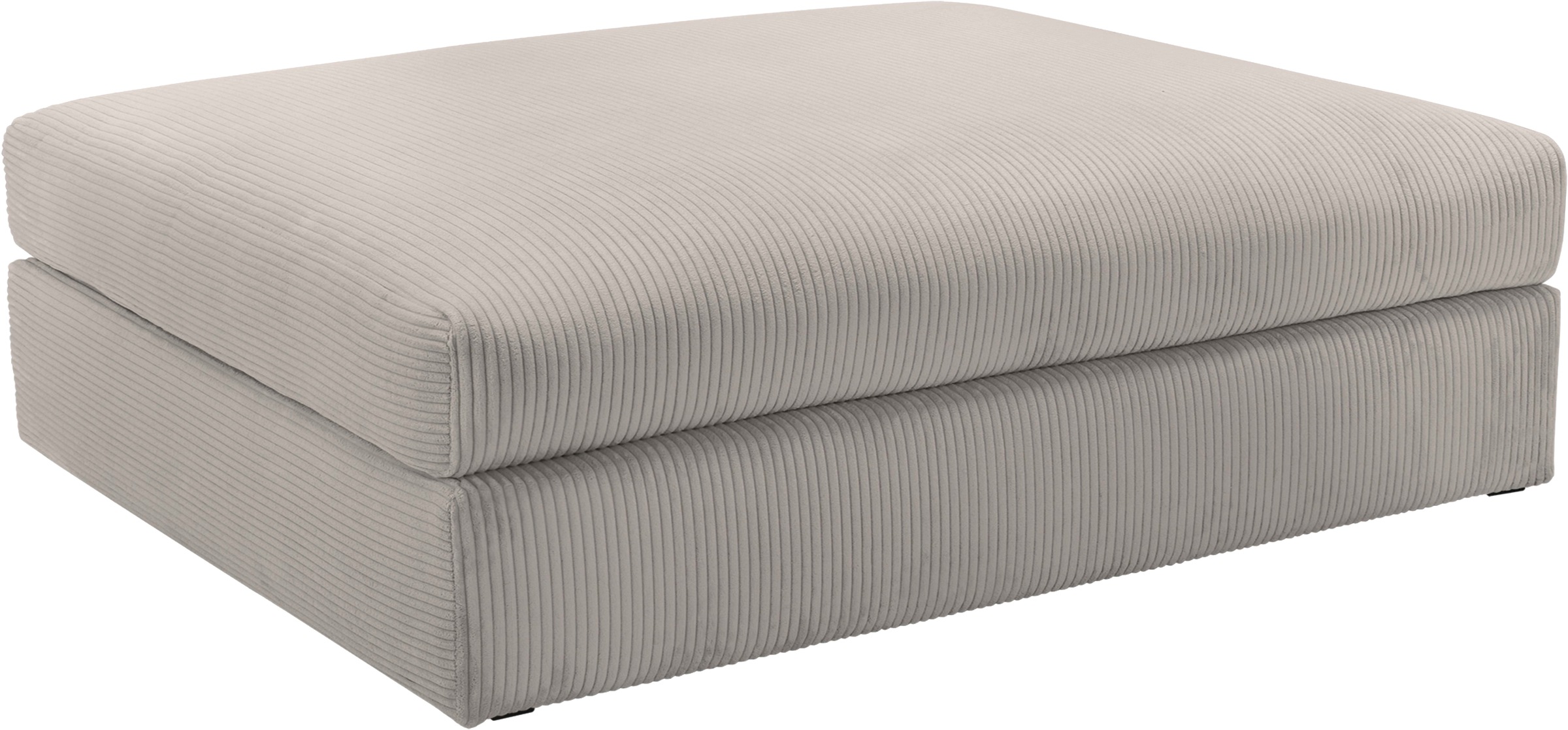 OTTO home Polsterhocker "Soft&Cosy XXL, B: 125 cm - OTTO. Verlässliche Qualität." Mega-Hocker, in Cord oder Chenille-Struktur wählbar