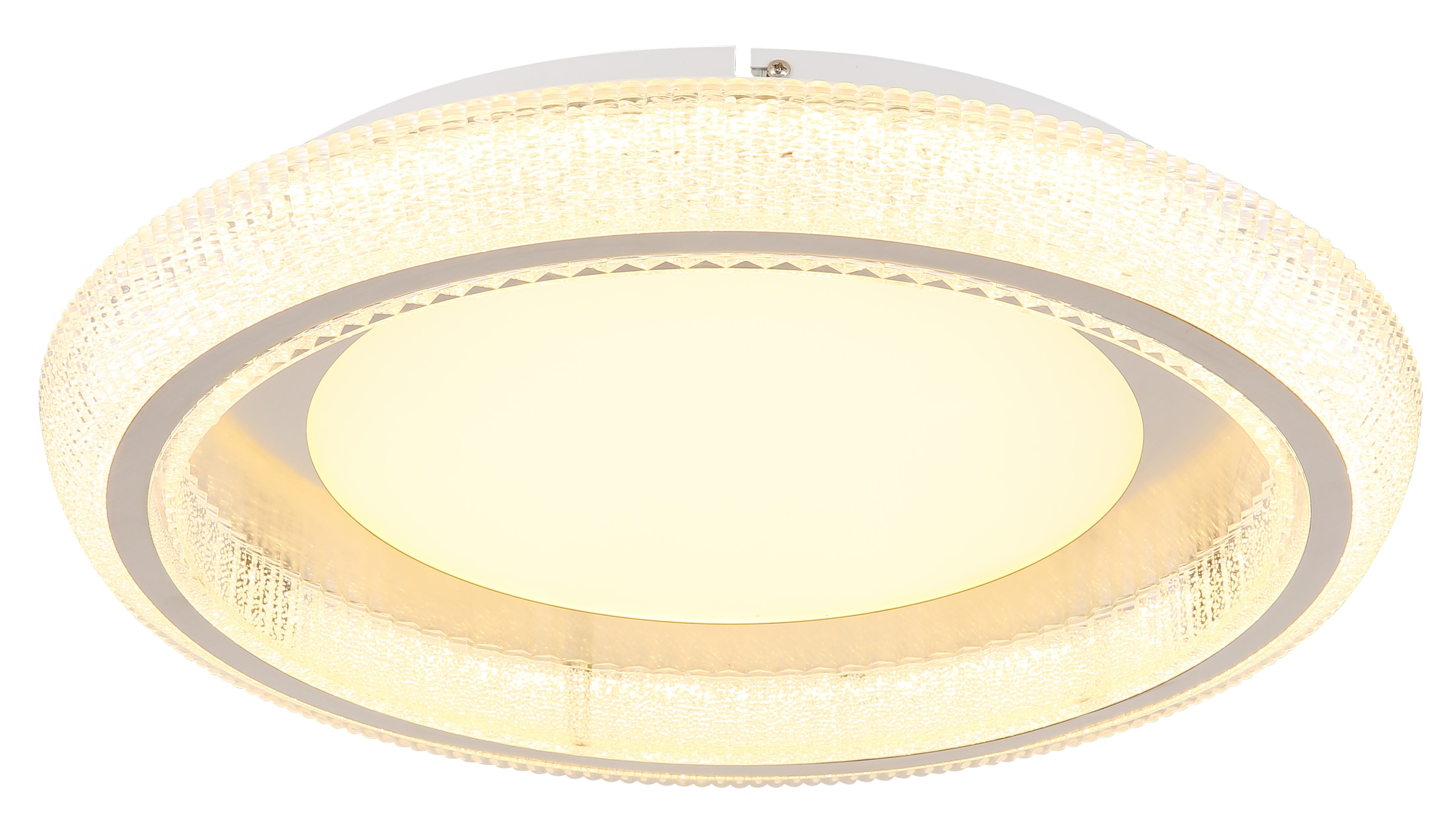GLOBO LIGHTING LED Deckenleuchte »SHARPER«, Leuchtmittel LED-Modul | LED fest integriert, Deckenlampe/rund/Wohnzimmer/Schlafzimmer/elegant