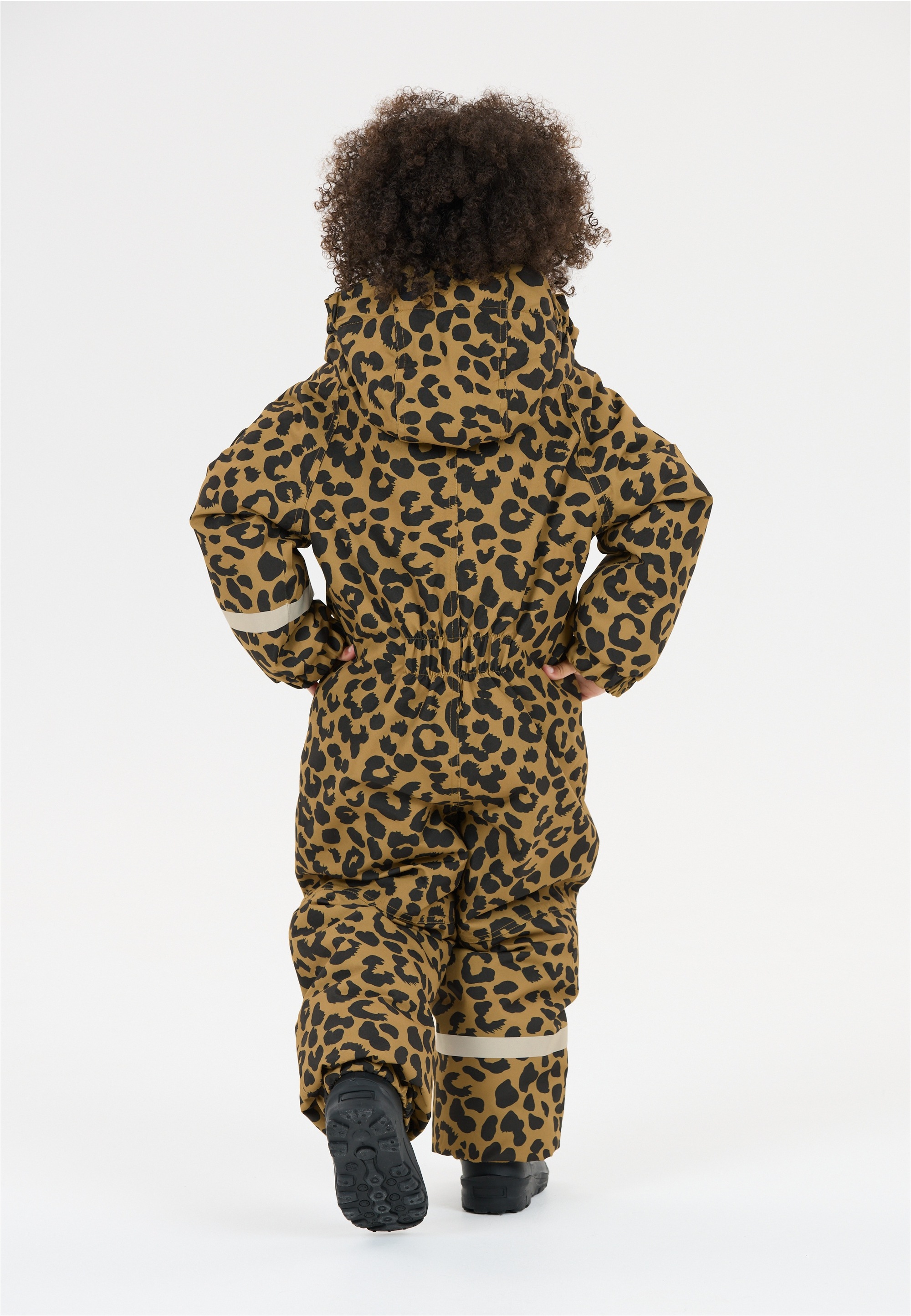 Schneeoverall ZIGZAG "Tower", Kinder, Gr. 110, EURO-Größen, braun, schwarz, 100% Polyester, lang, Overalls, mit wasser- und winddichter TPU-Membran 2