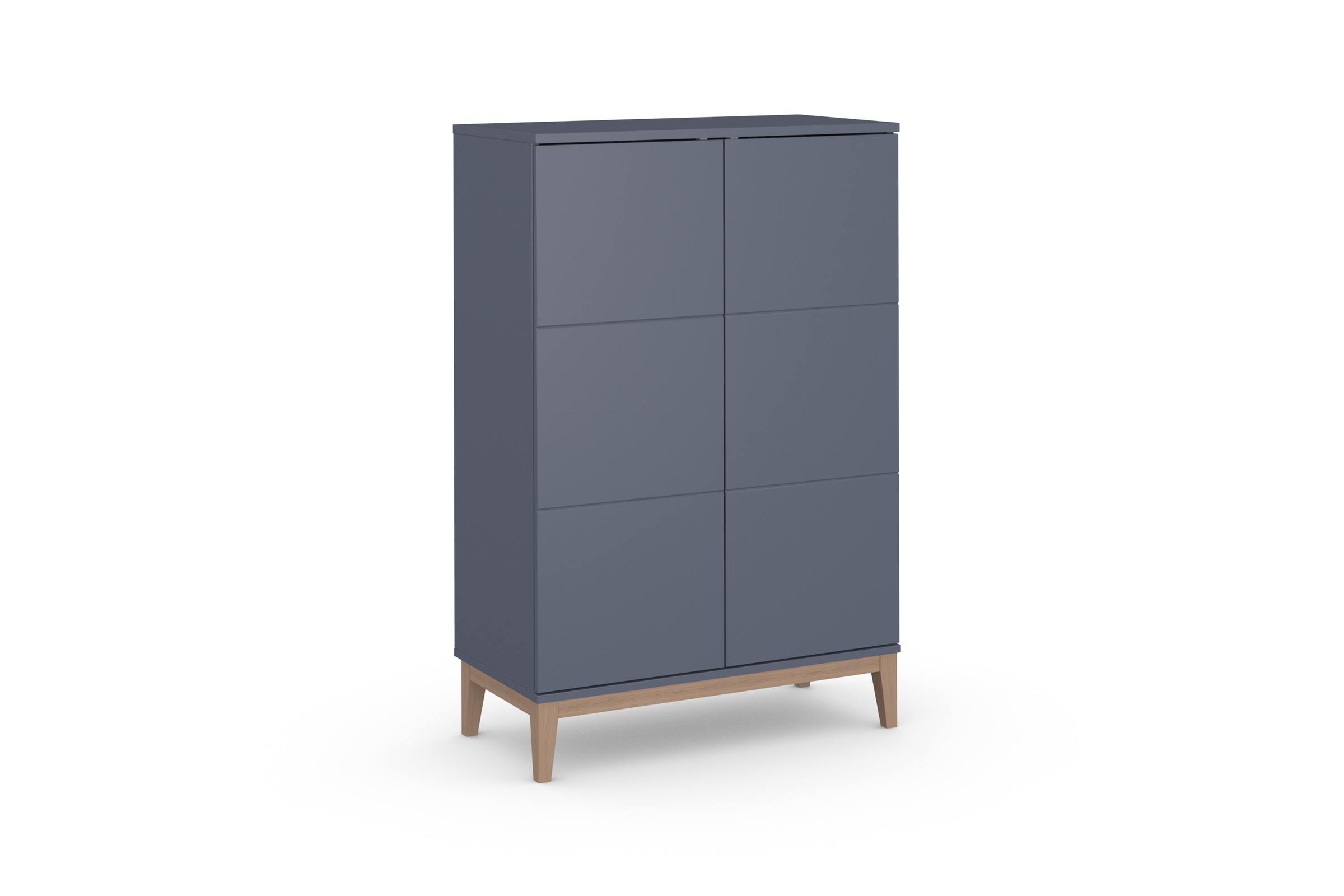Thumbnail - OTTO home Highboard "Maryd" 1 Stk. tlg. Hochkommode mit Untergestell in Holzoptik
