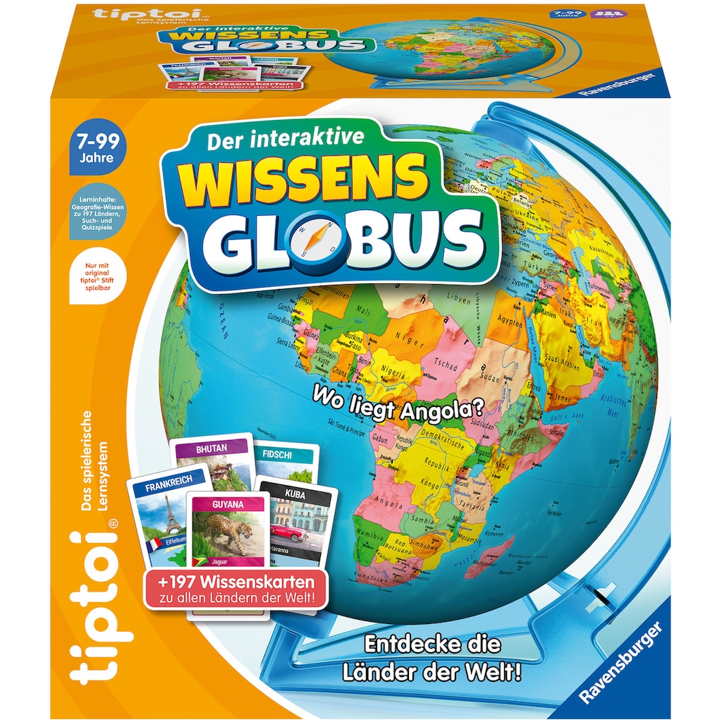 Ravensburger Globus »tiptoi® Der interaktive Wissens-Globus«